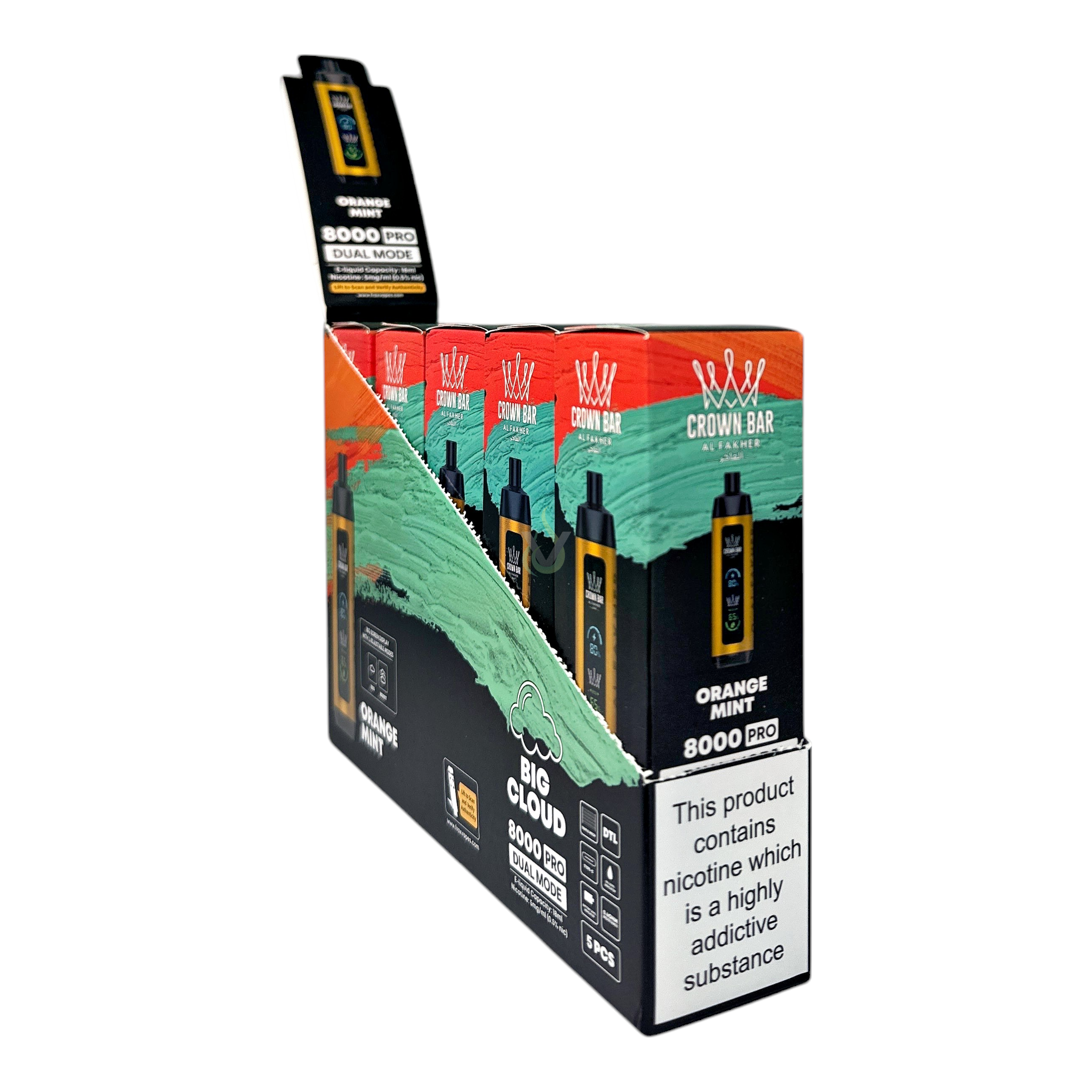 Al Fakher Crown Bar 8000 Pro Disposable Vape