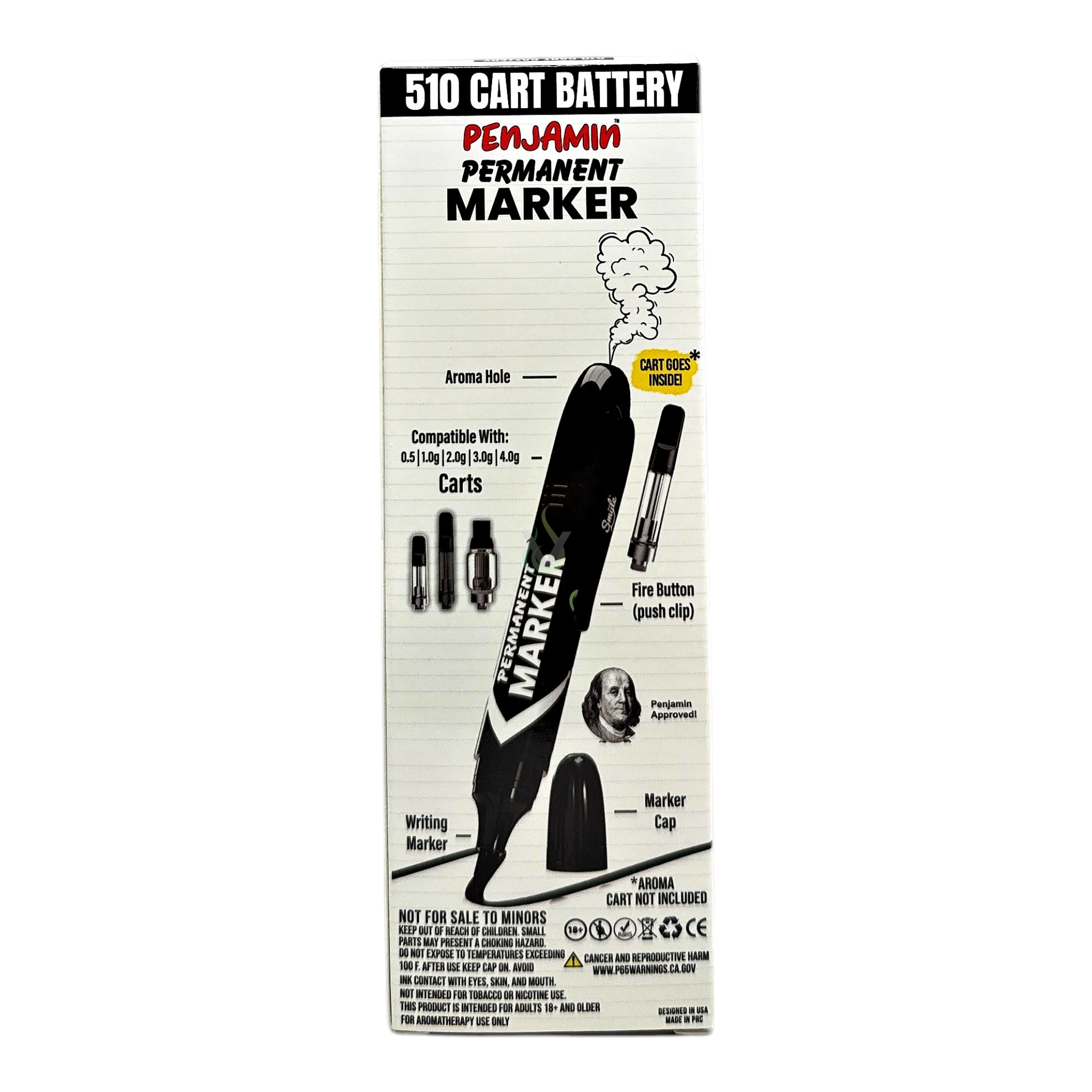 Penjamin Permanent Marker Cartridge Battery