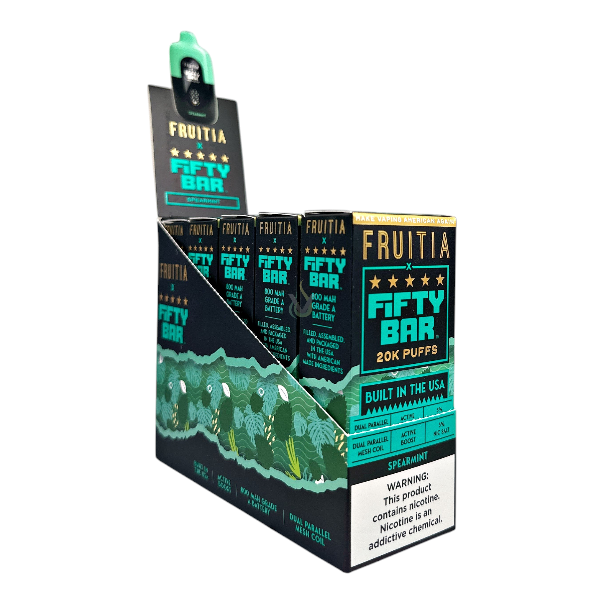 Fifty Bar 20K Puffs Disposable Vape Case