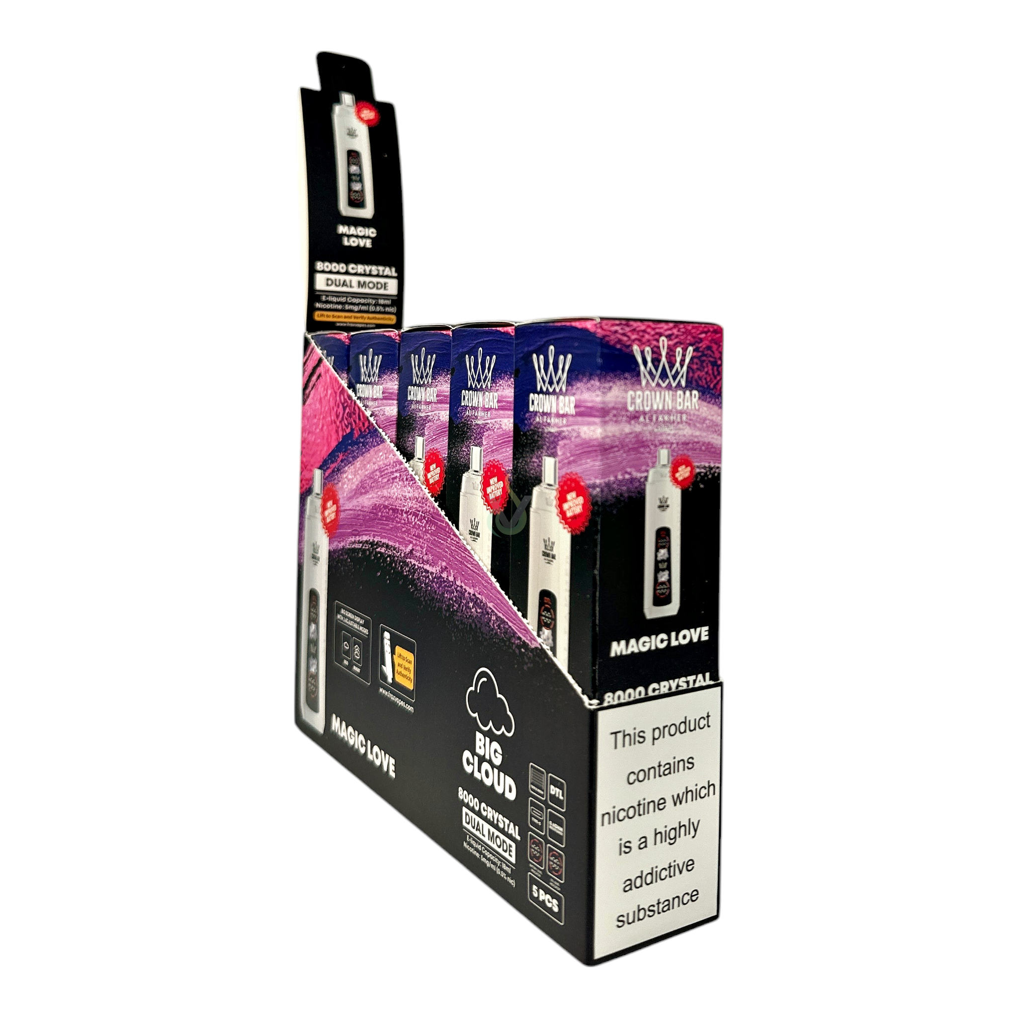 Al Fakher Crown Bar 8000 Pro Disposable Vape
