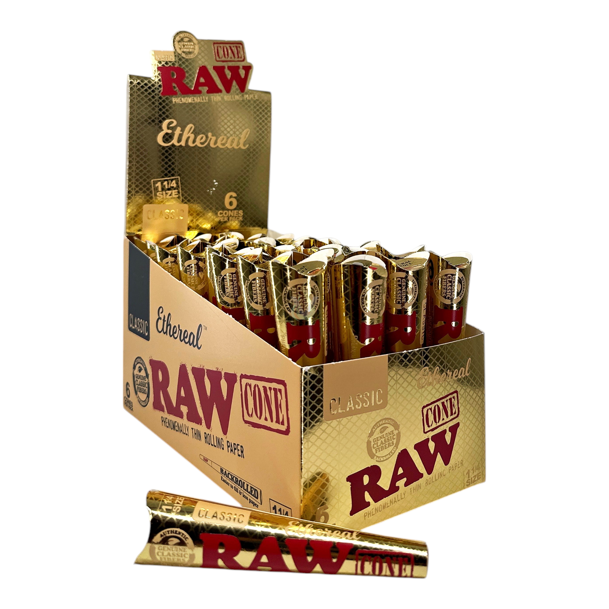 Raw Ethereal 1 1/4 Cones