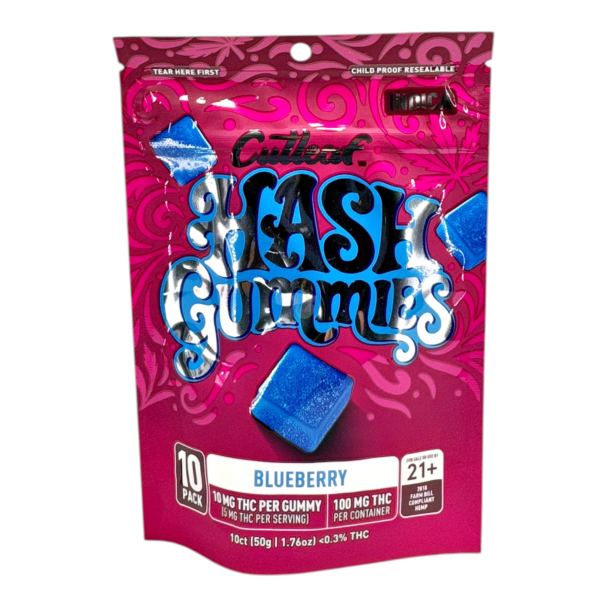 Cutleaf Hash 10pk Gummies