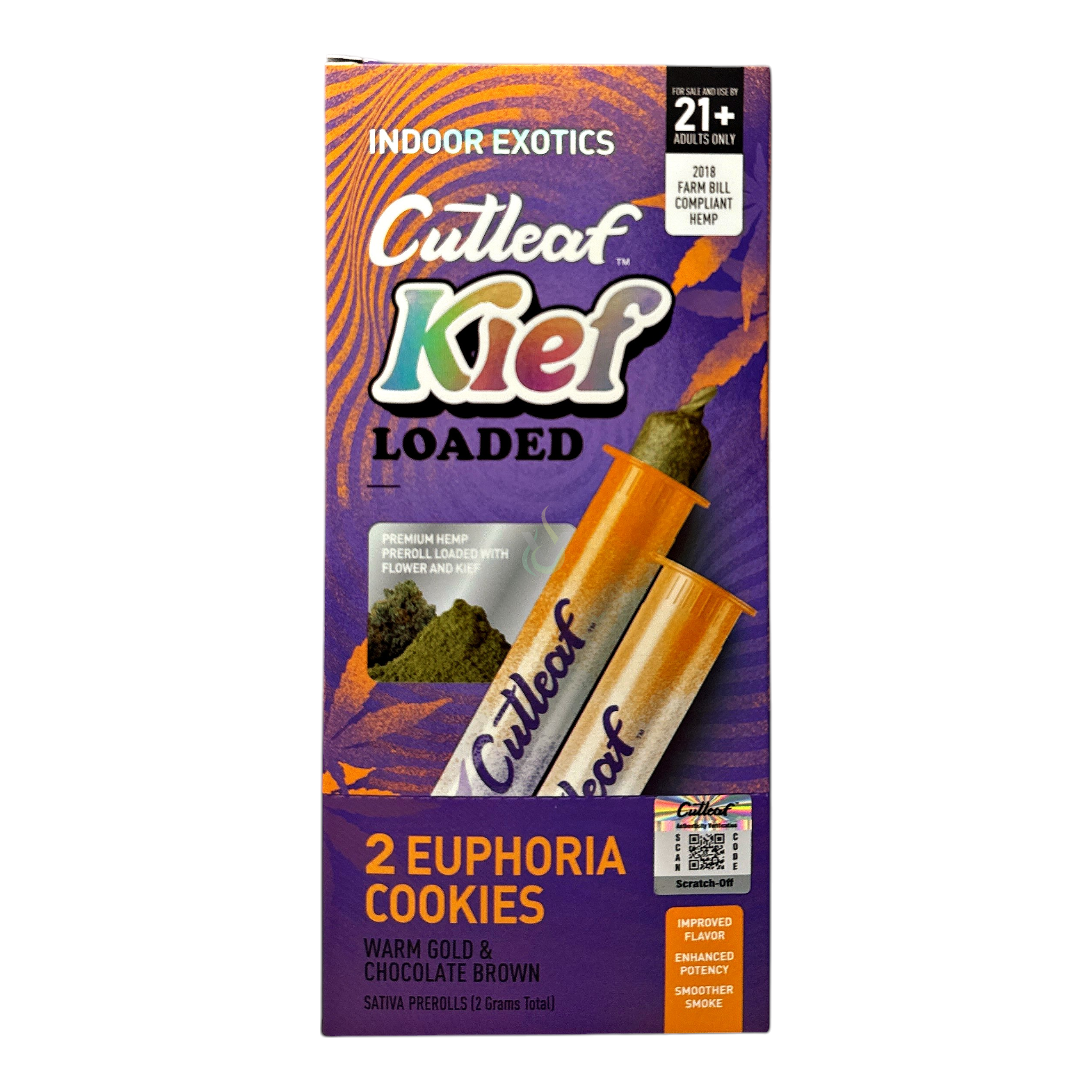 Cutleaf Kief Loaded Pre Rolls