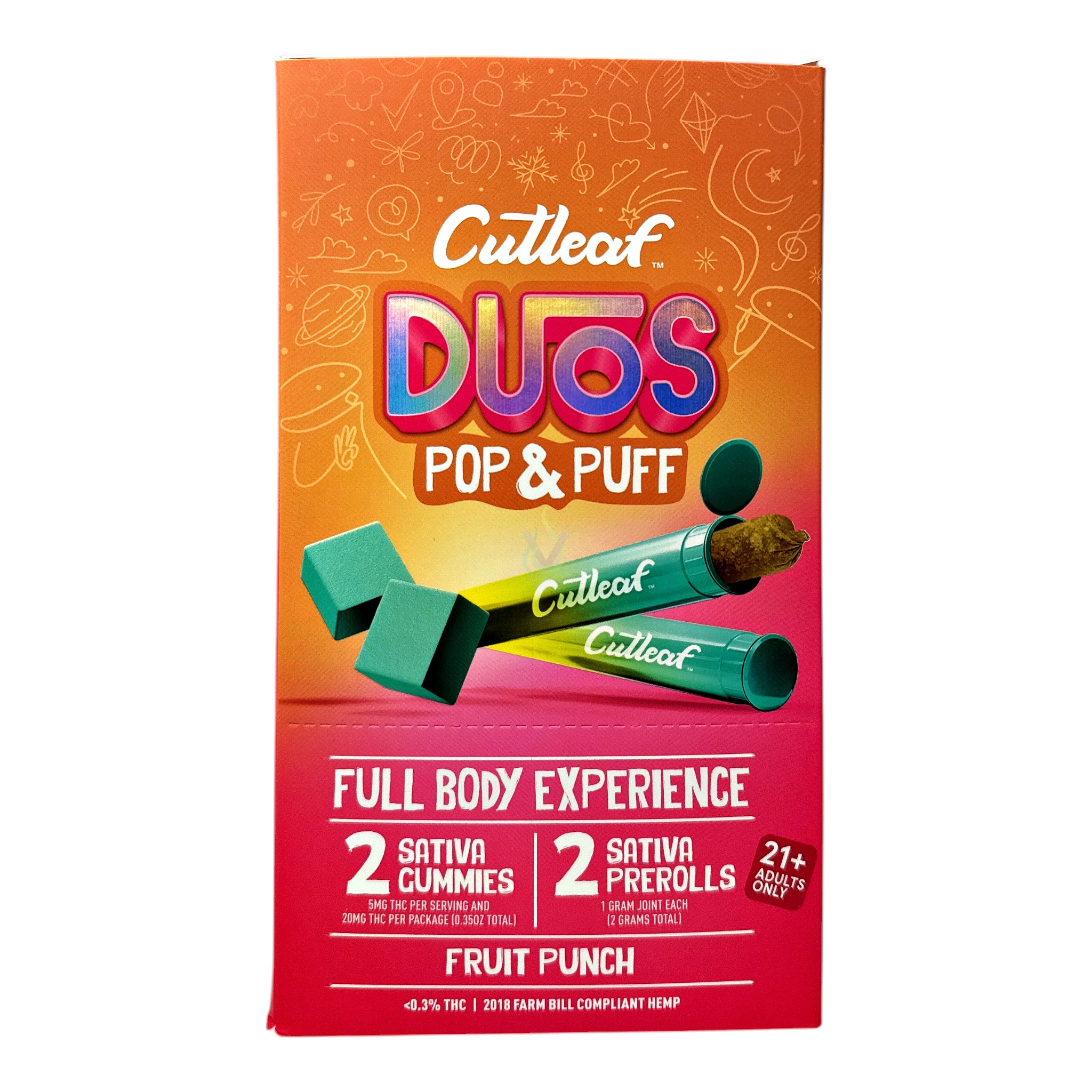 Cutleaf Duos Pop and Puff