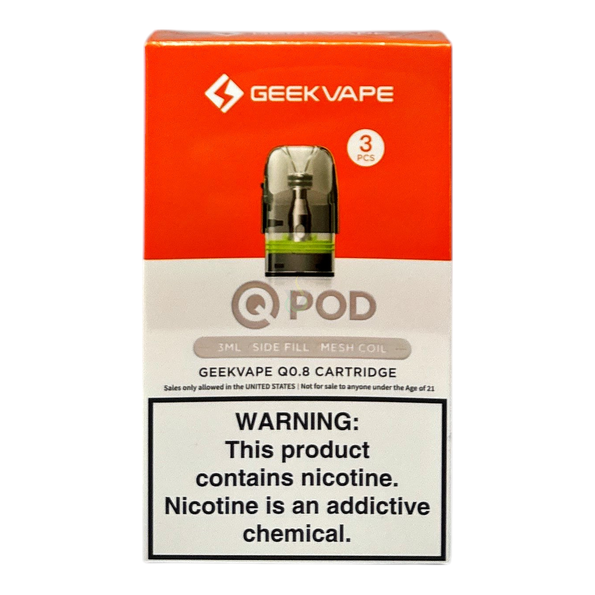 elf bar vape uk Geekvape Sonder/Wenax Q Replacement Pods (3 Pack) main image 0