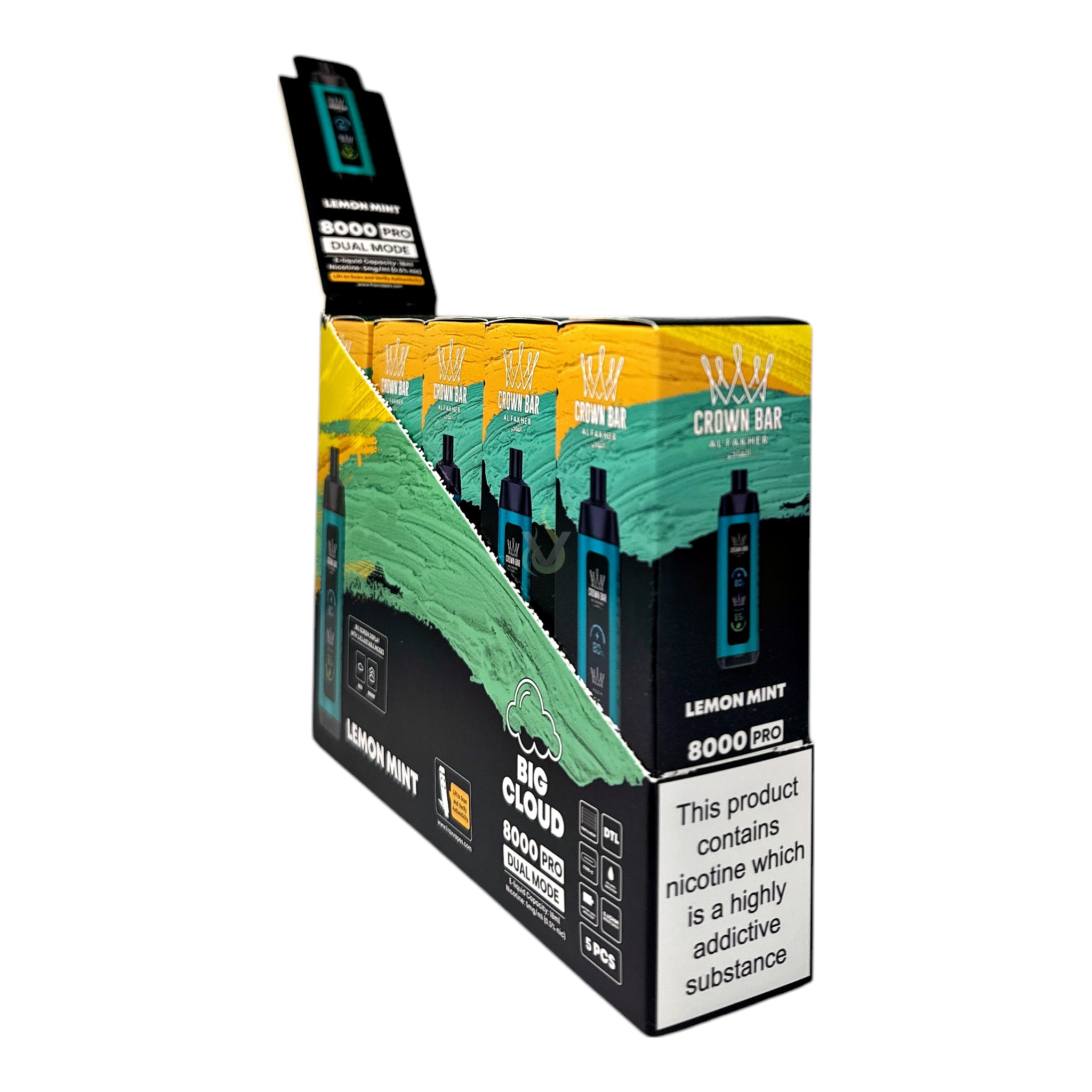 Al Fakher Crown Bar 8000 Pro Disposable Vape