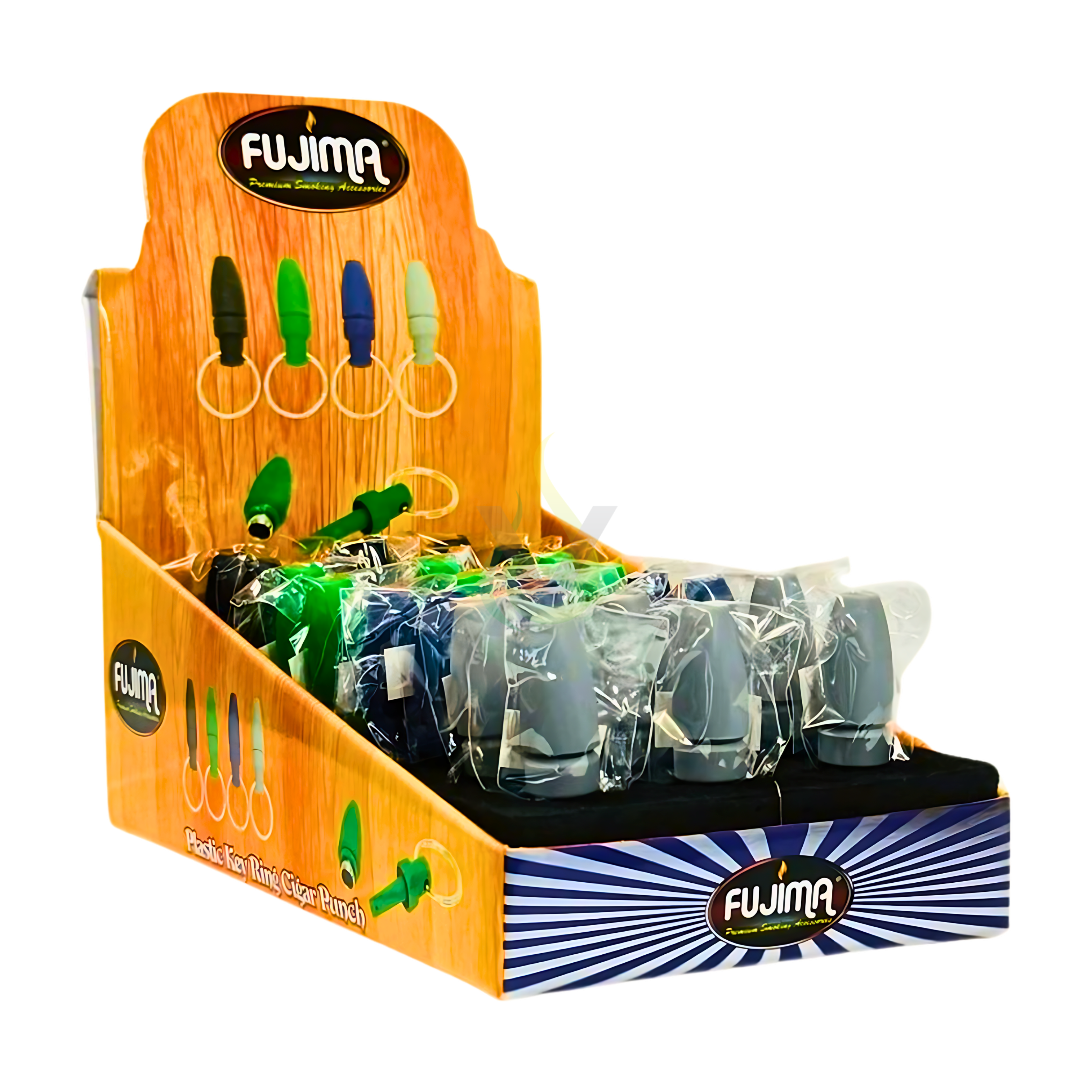 Fujima Plastic Key Ring Cigar Punch