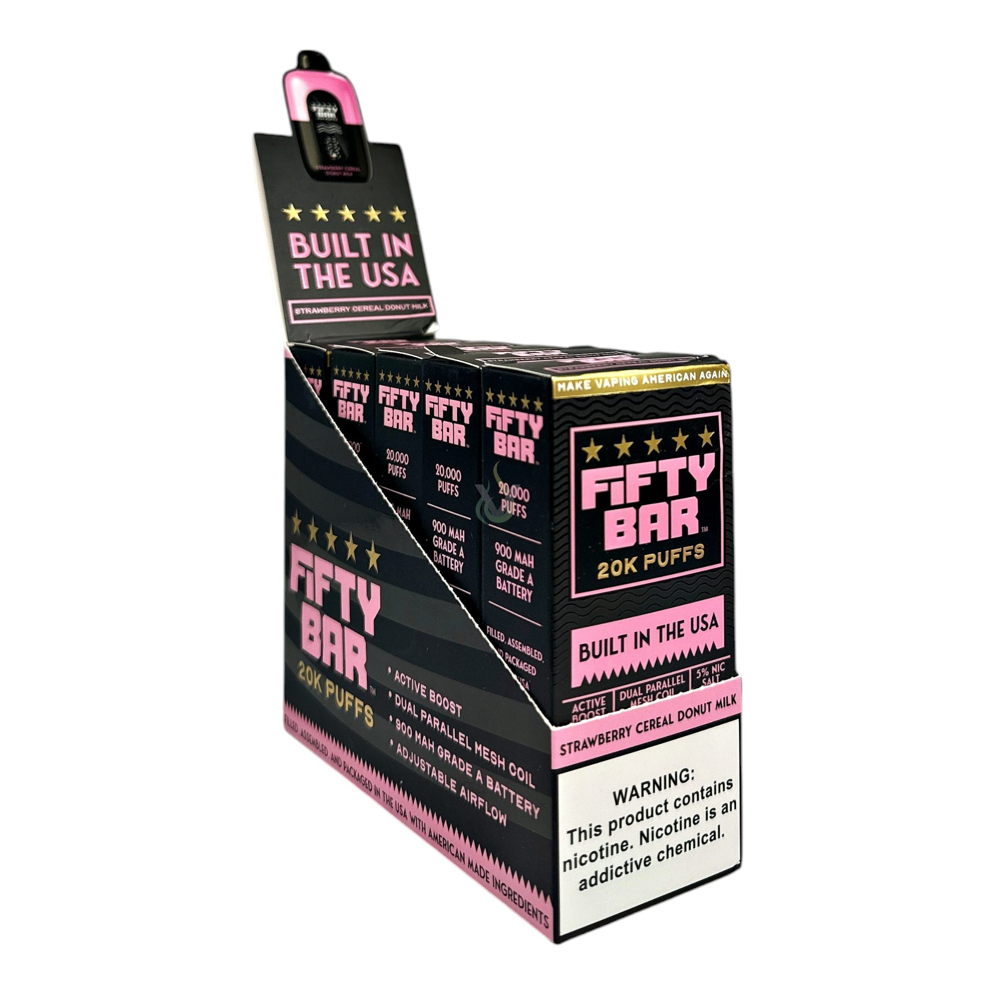 Fifty Bar 20K Puffs Disposable Vape Case