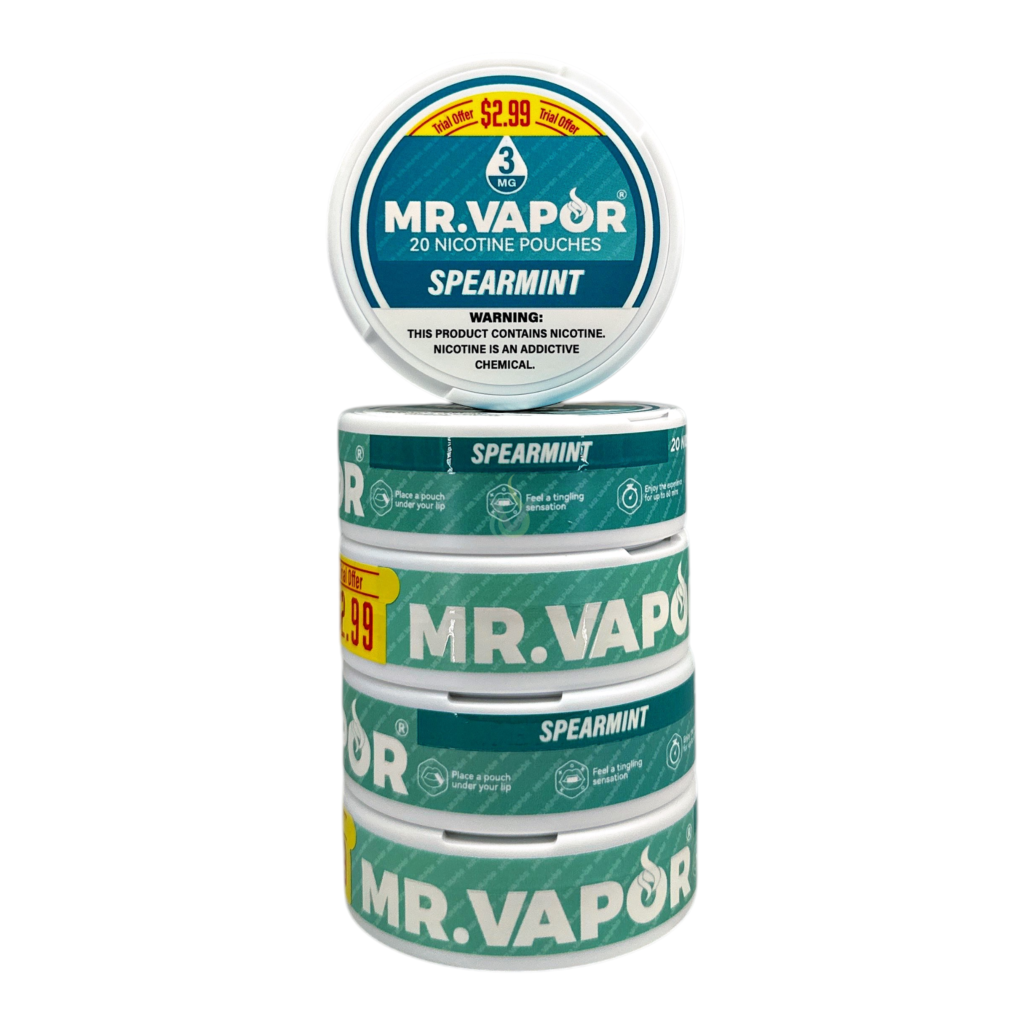 Mr Vapor Nicotine Pouches $2.99 Trial Offer