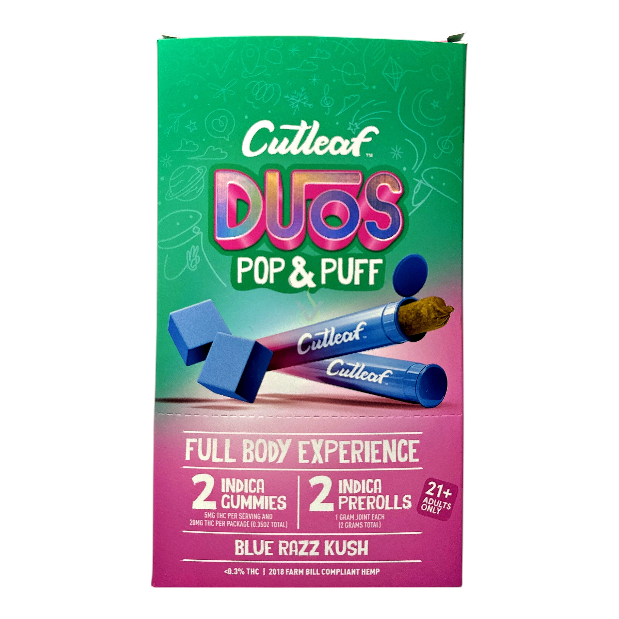 Cutleaf Duos Pop and Puff
