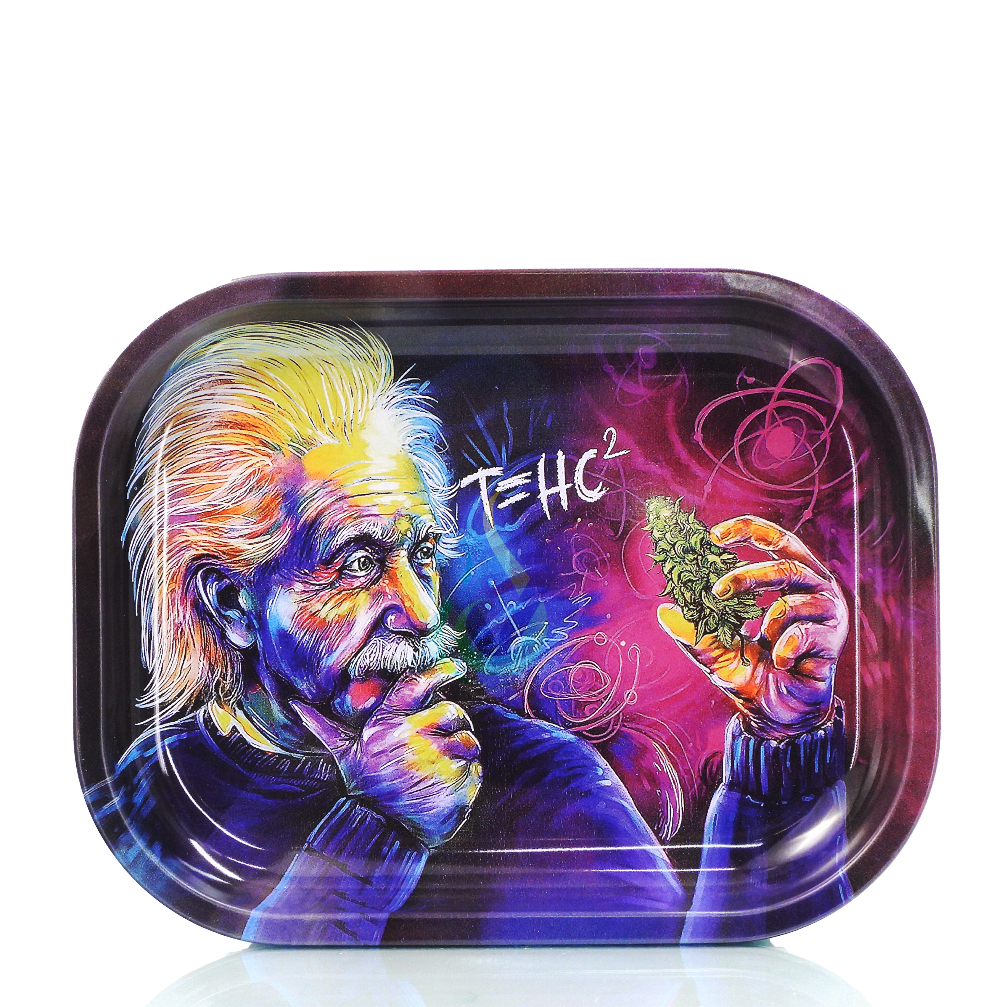 Metal Rolling Tray w/Stash Box