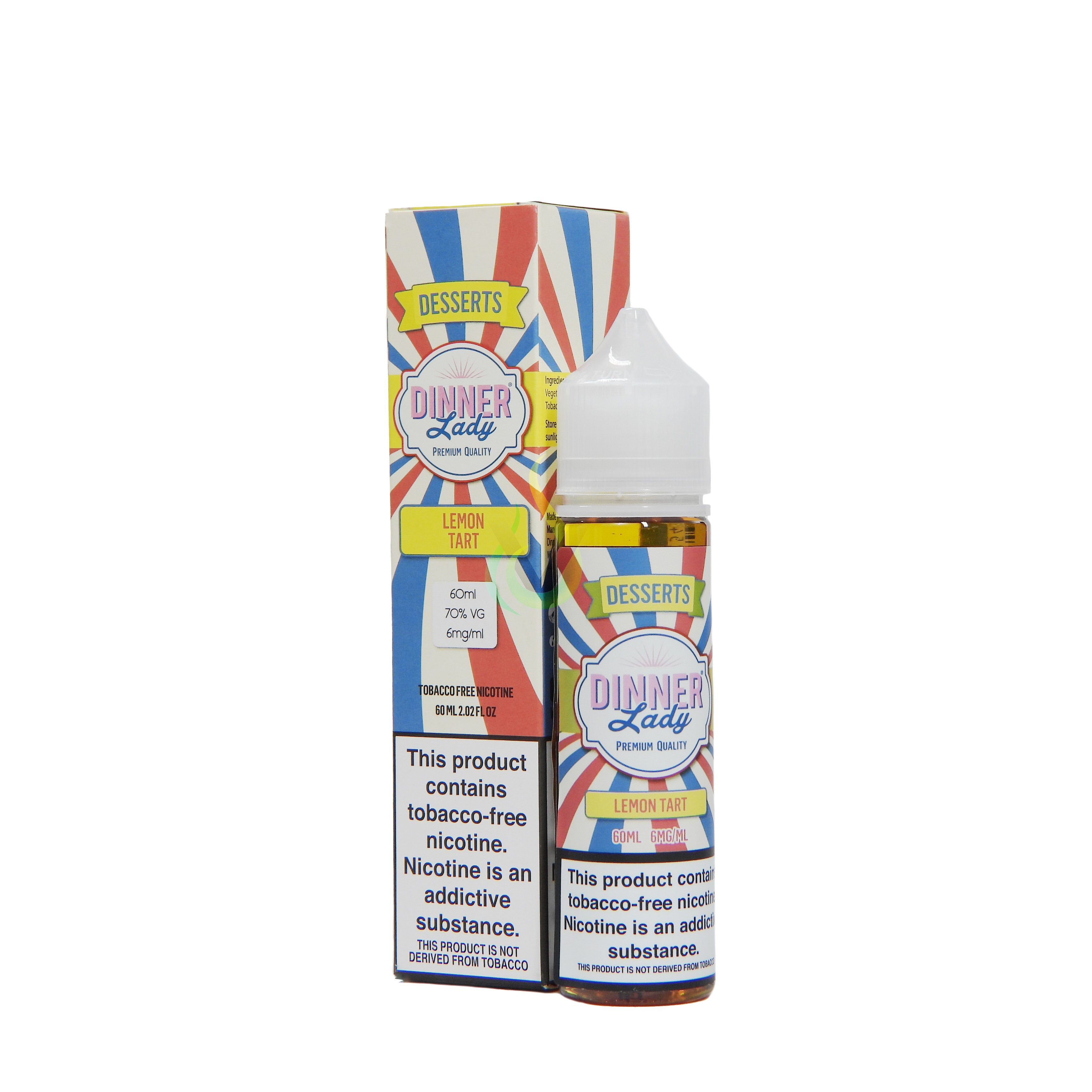 dinner lady vape liquid Vanilla Tart DINNER LADY 100ml ⋆ Vape Society Supply main image 1