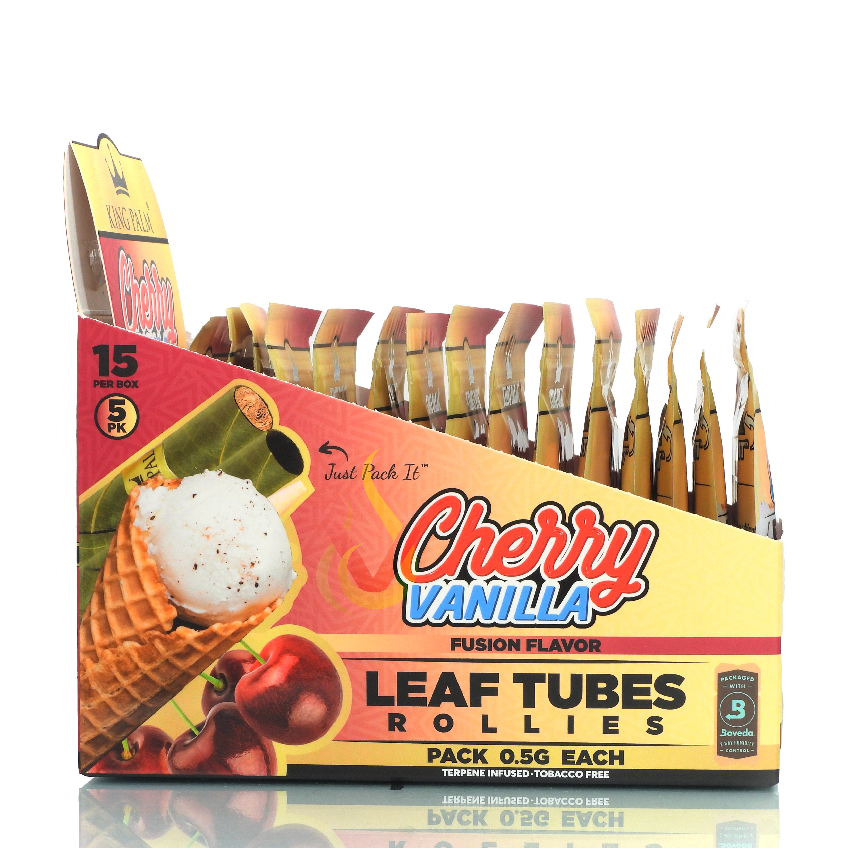 King Palm Cones Leaf Tubes Rollies Case