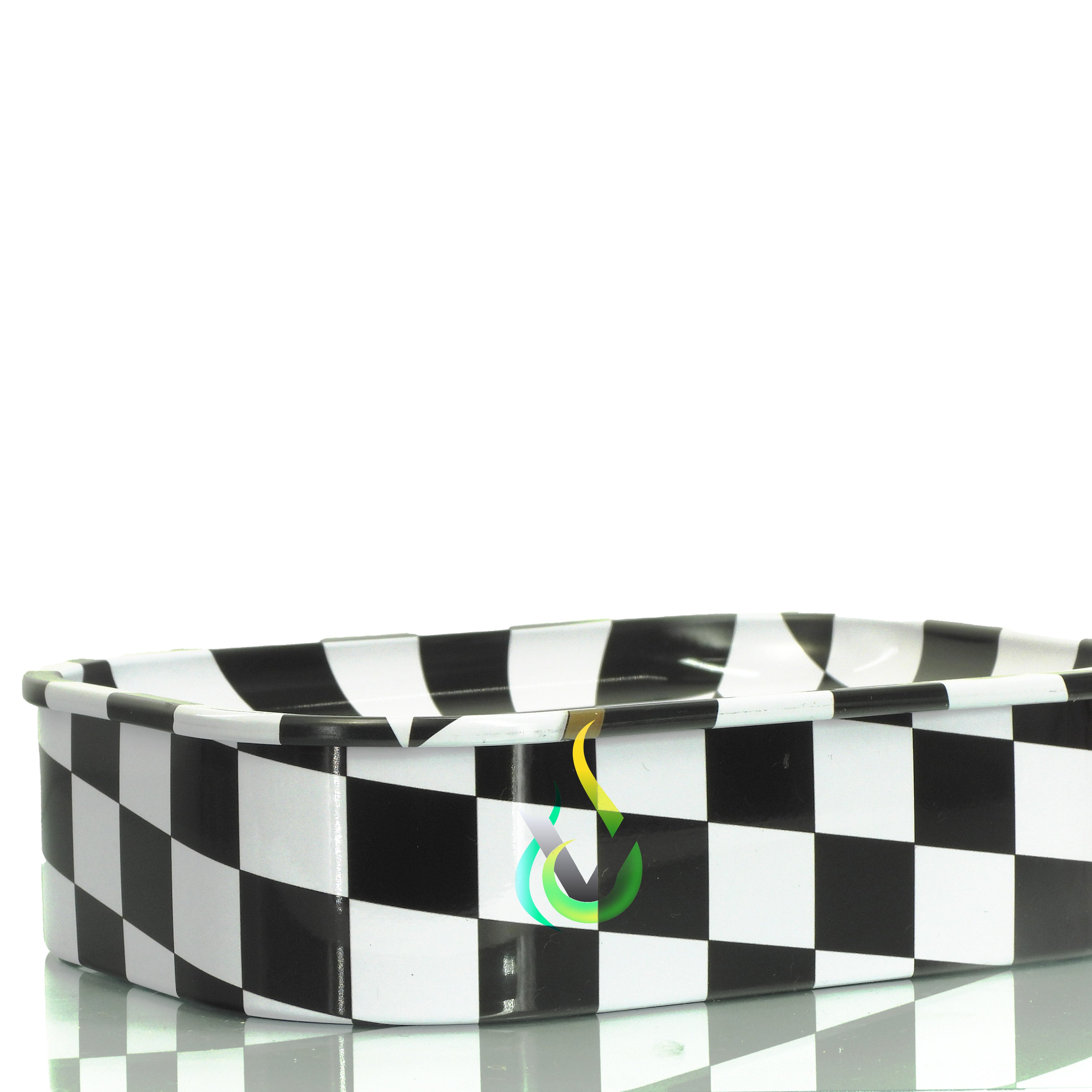 Metal Rolling Tray w/Stash Box