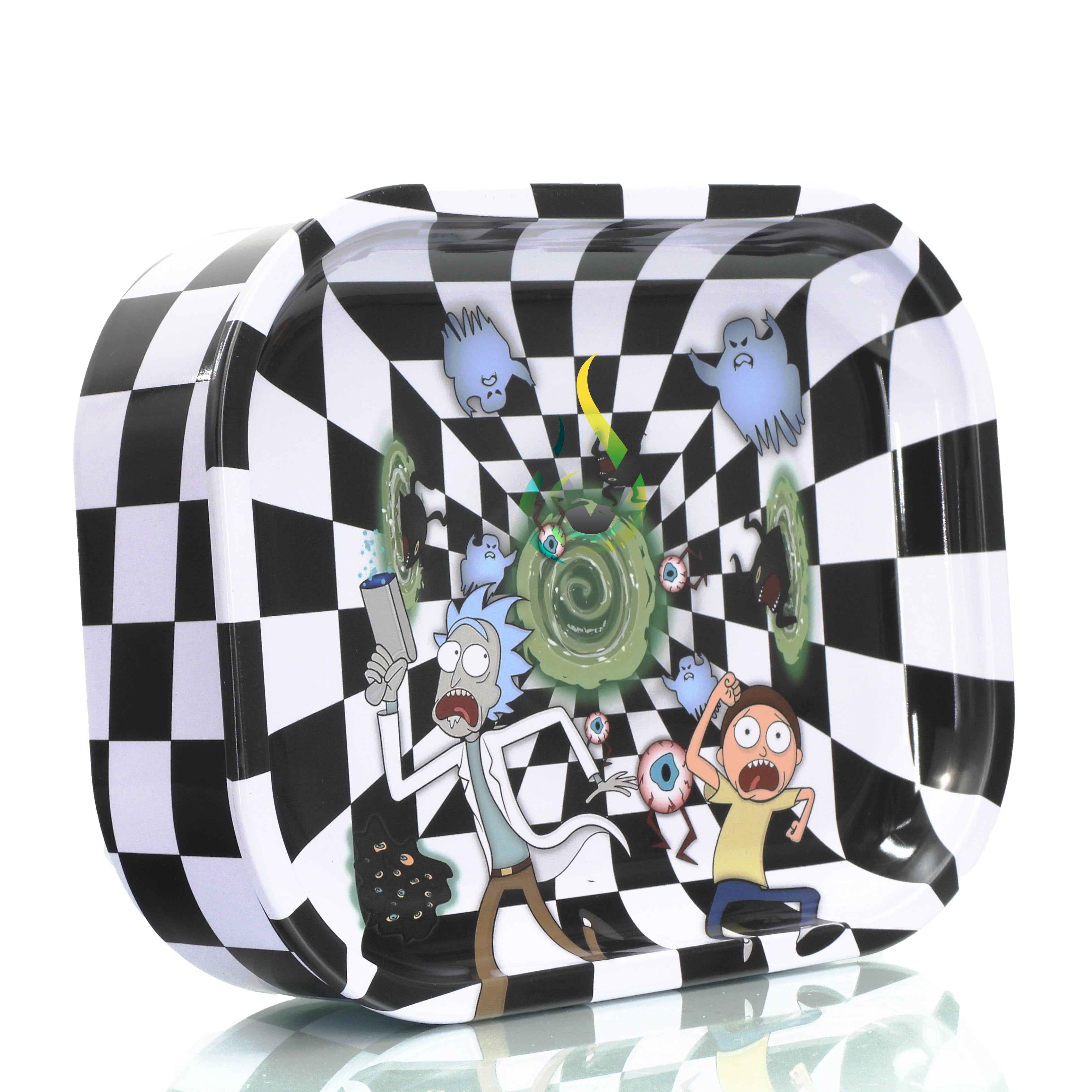 Metal Rolling Tray w/Stash Box