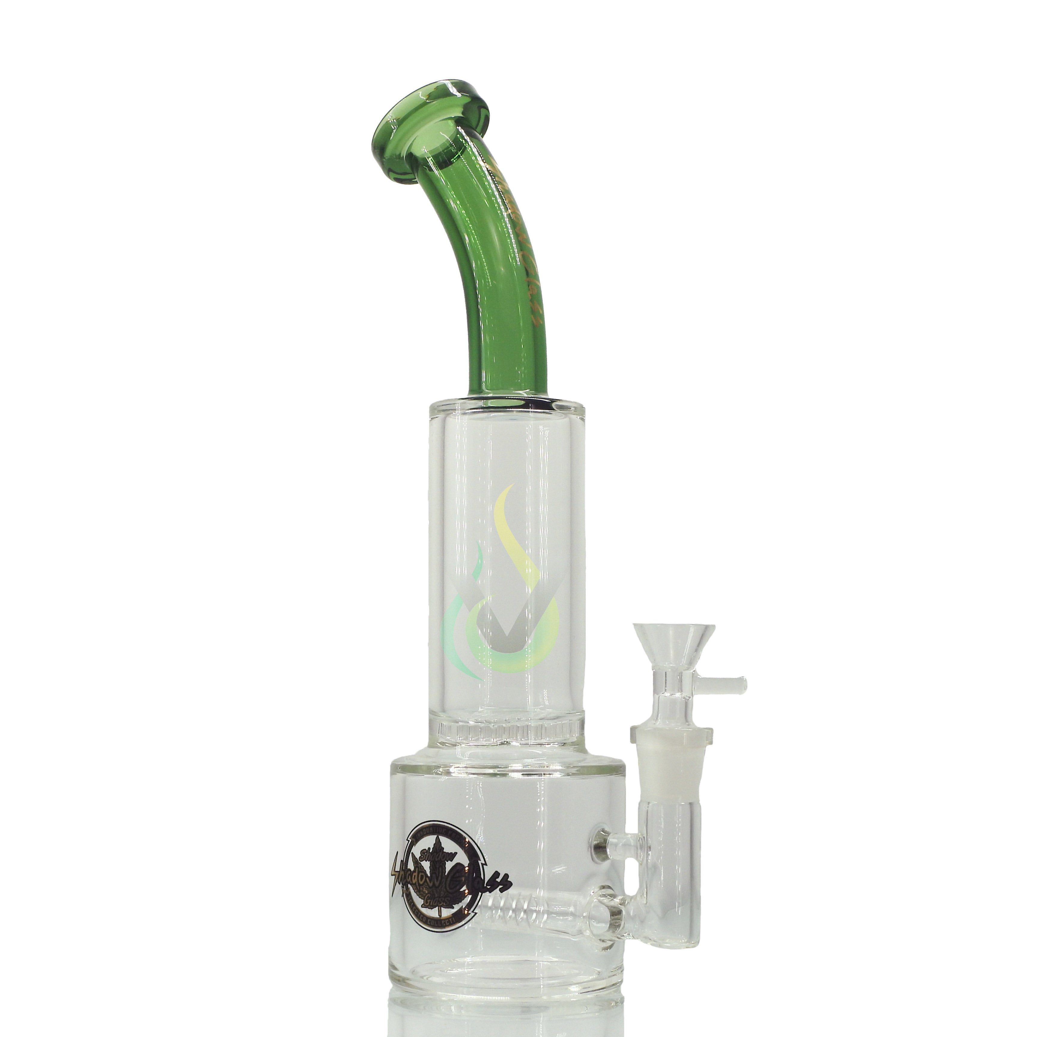 Shadow Glass Water Pipe Honeycomb Perc