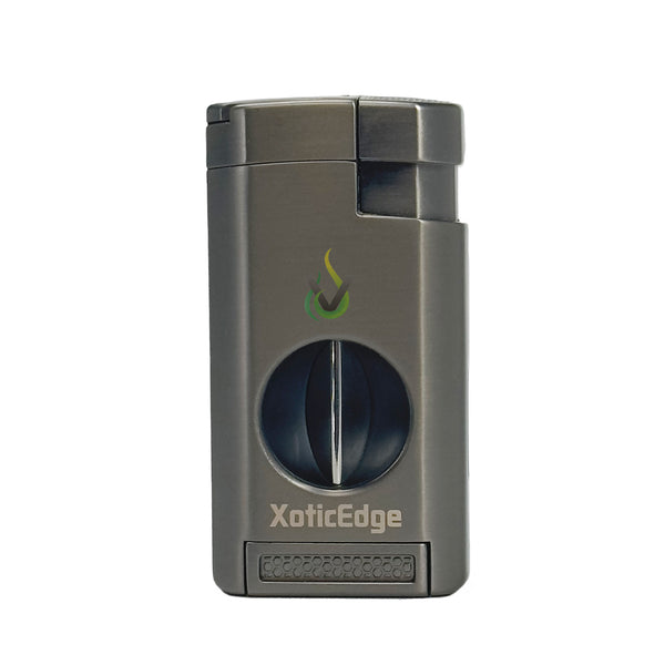 XoticEdge Triple Torch Lighter With Recessed V-Cut Cutter