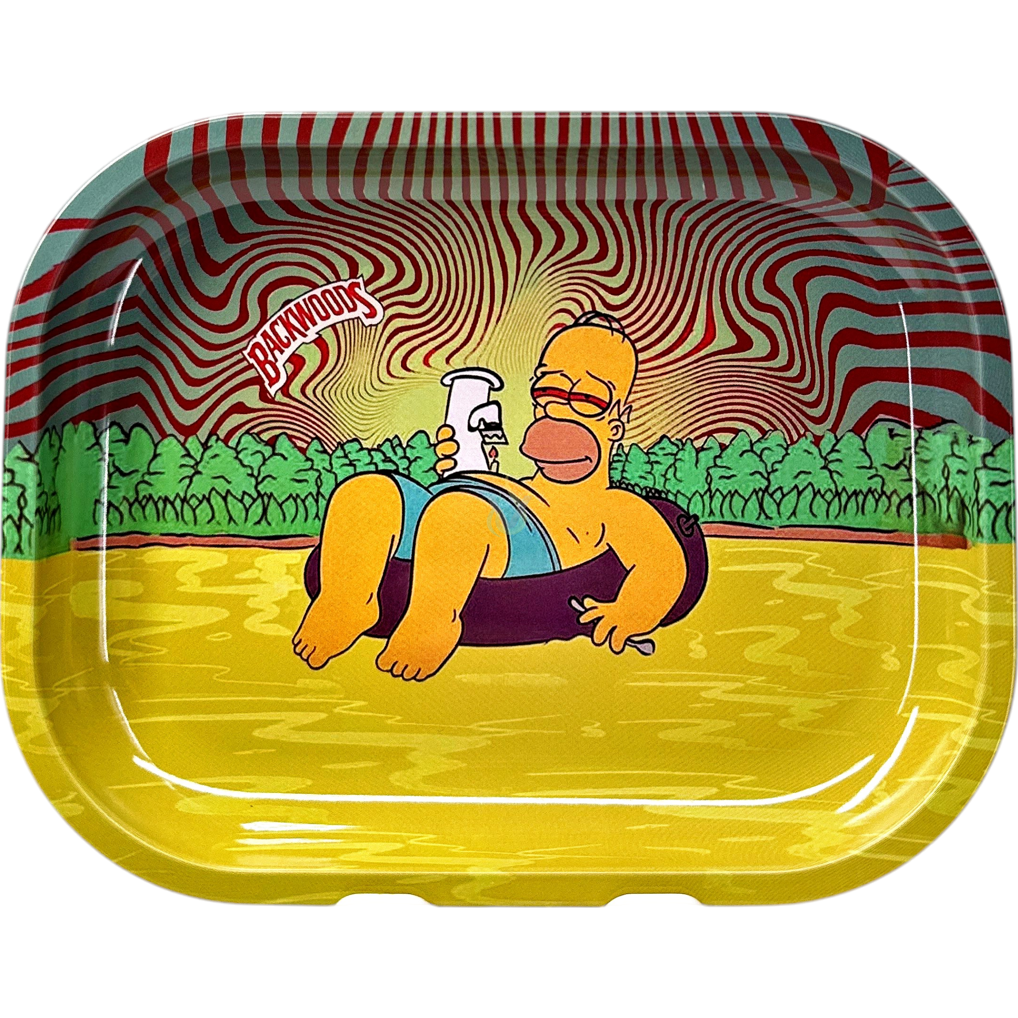 Backwoods Character Metal Small Rolling Tray