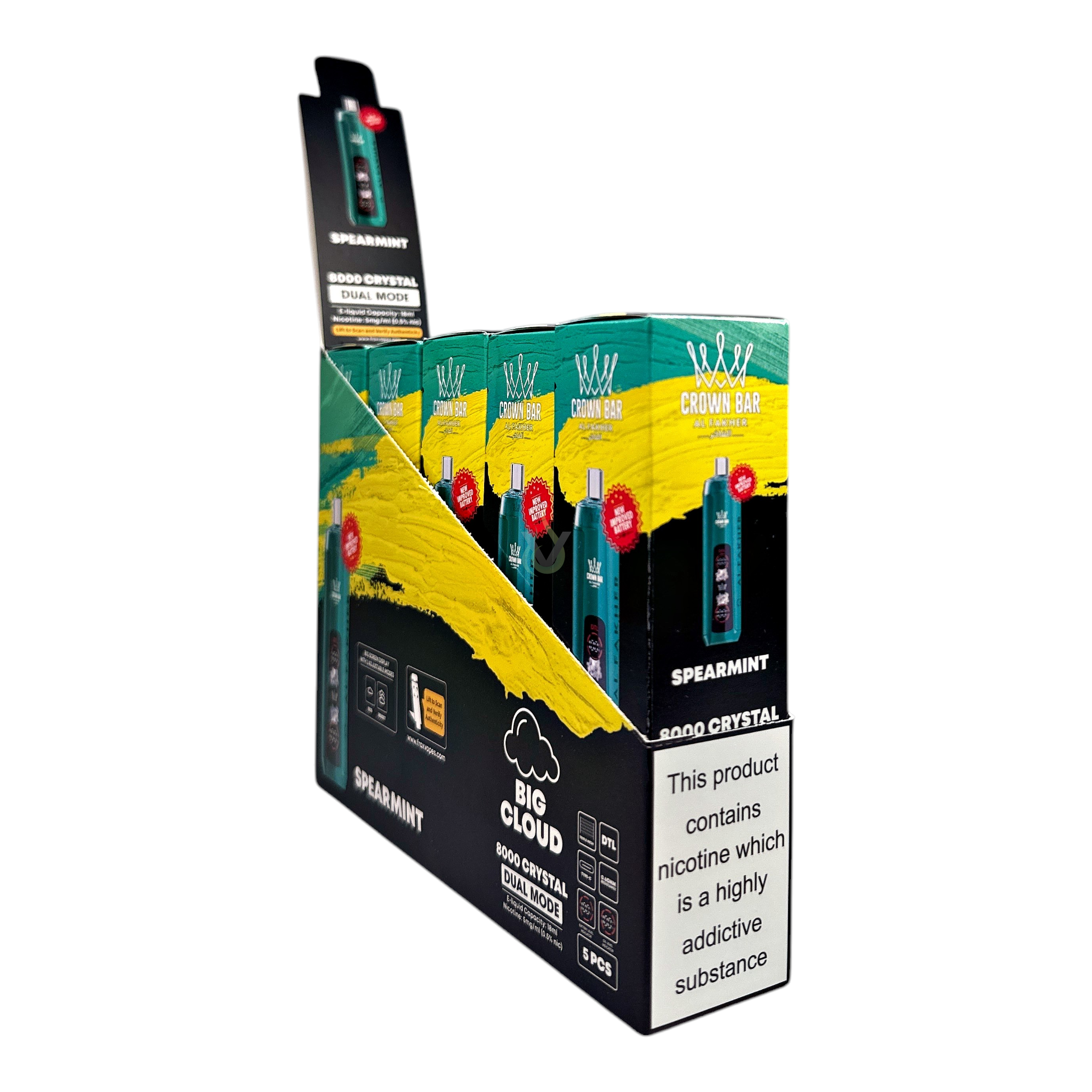 Al Fakher Crown Bar 8000 Pro Disposable Vape