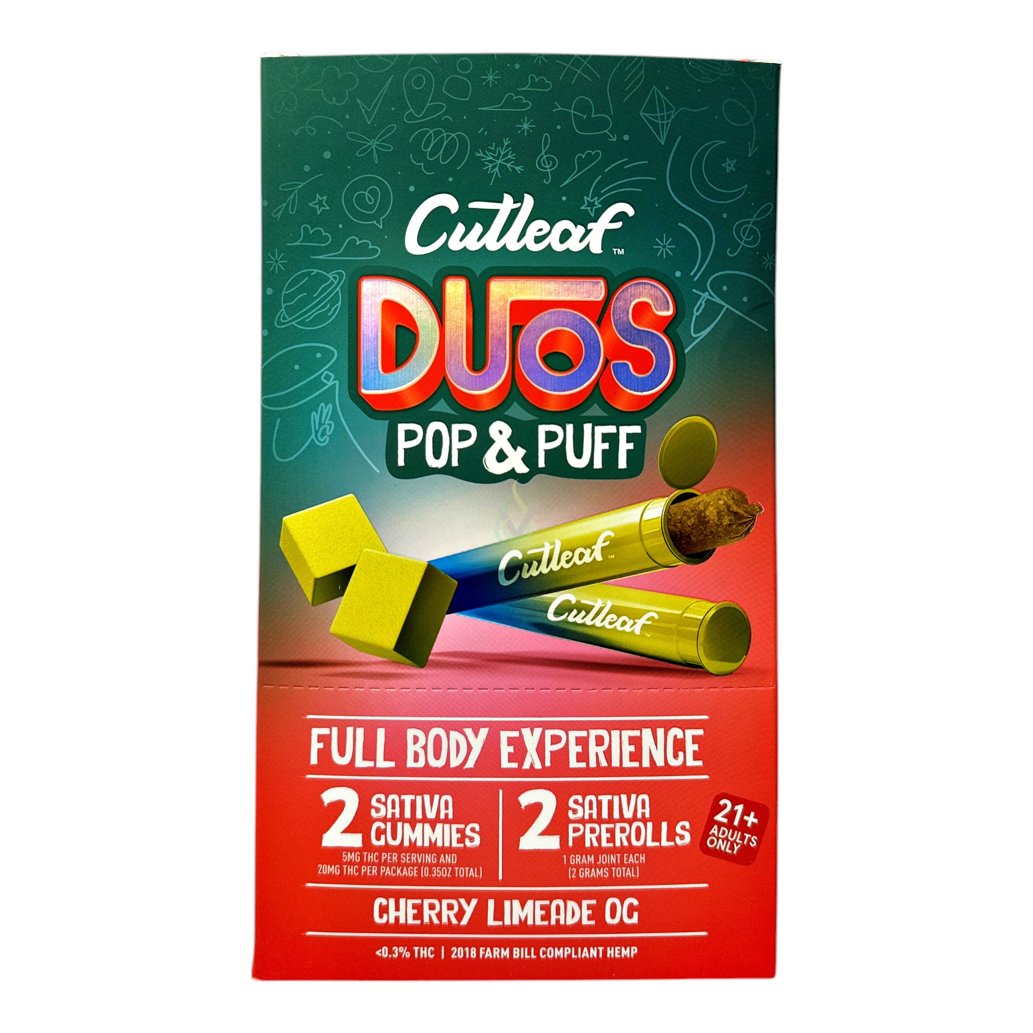 Cutleaf Duos Pop and Puff