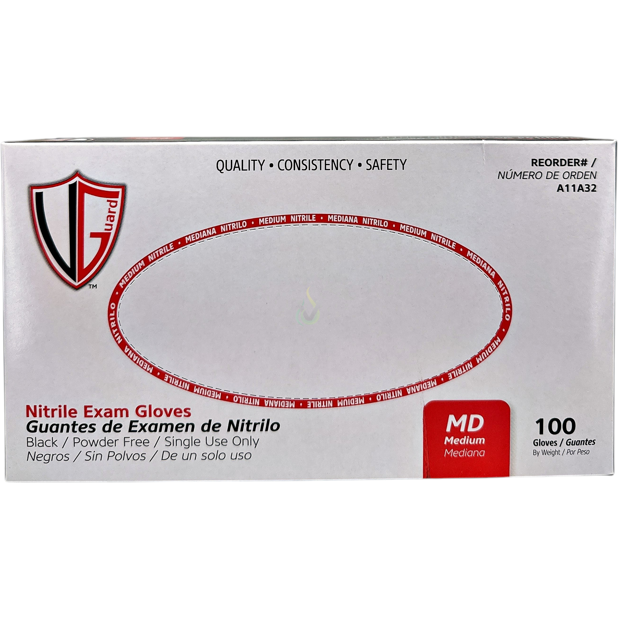 Vanguard Safety Nitrile Exam 100ct Gloves