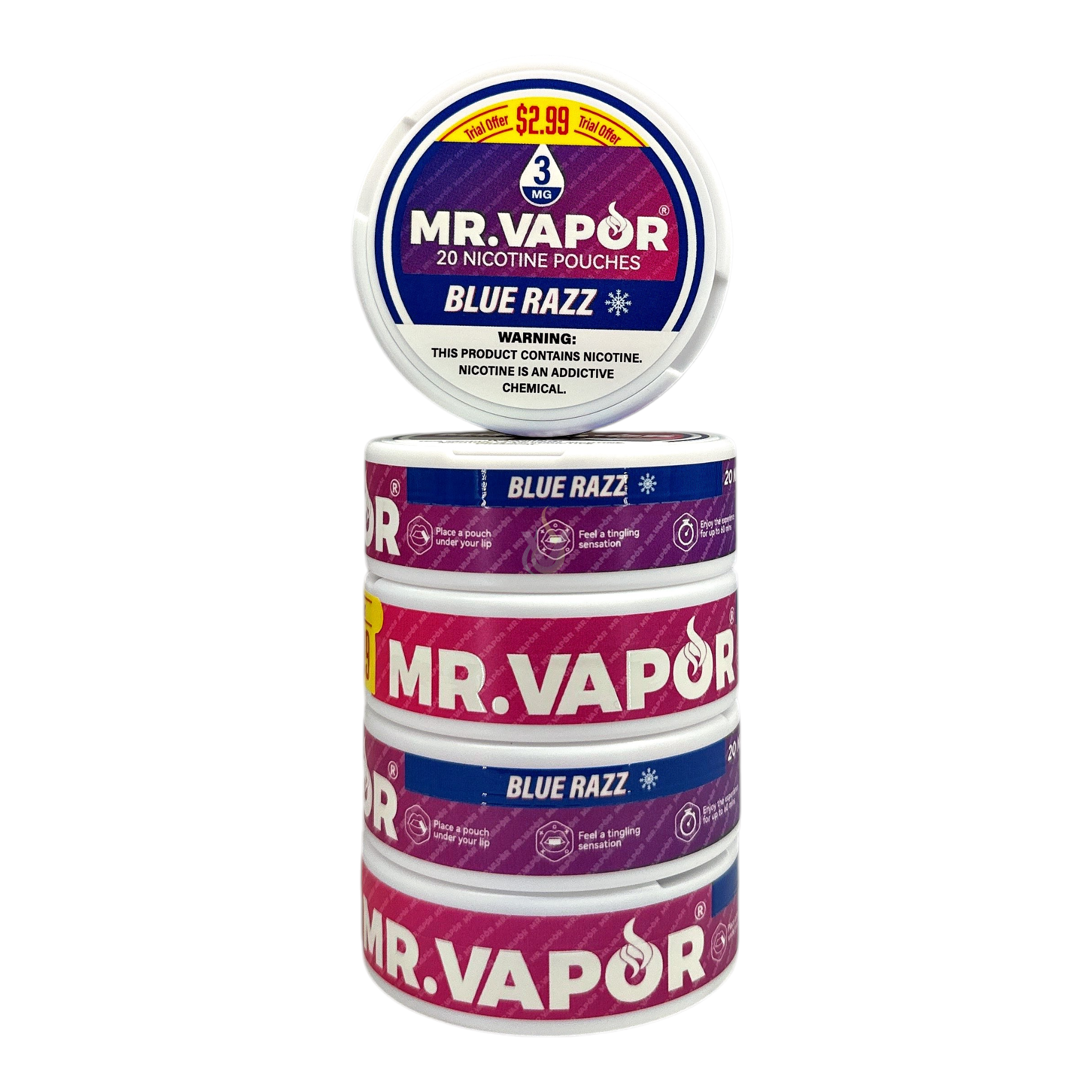 Mr Vapor Nicotine Pouches $2.99 Trial Offer