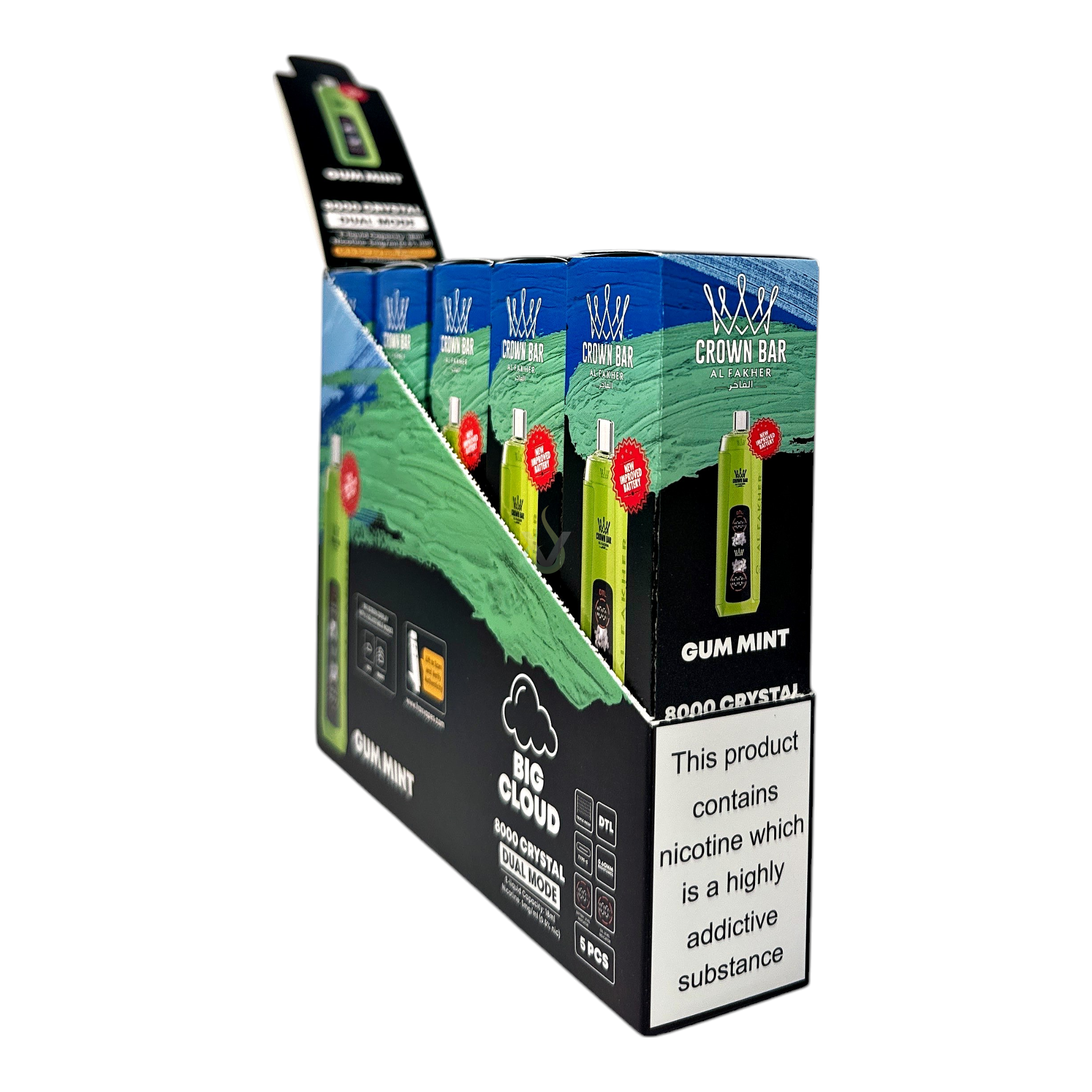 Al Fakher Crown Bar 8000 Pro Disposable Vape