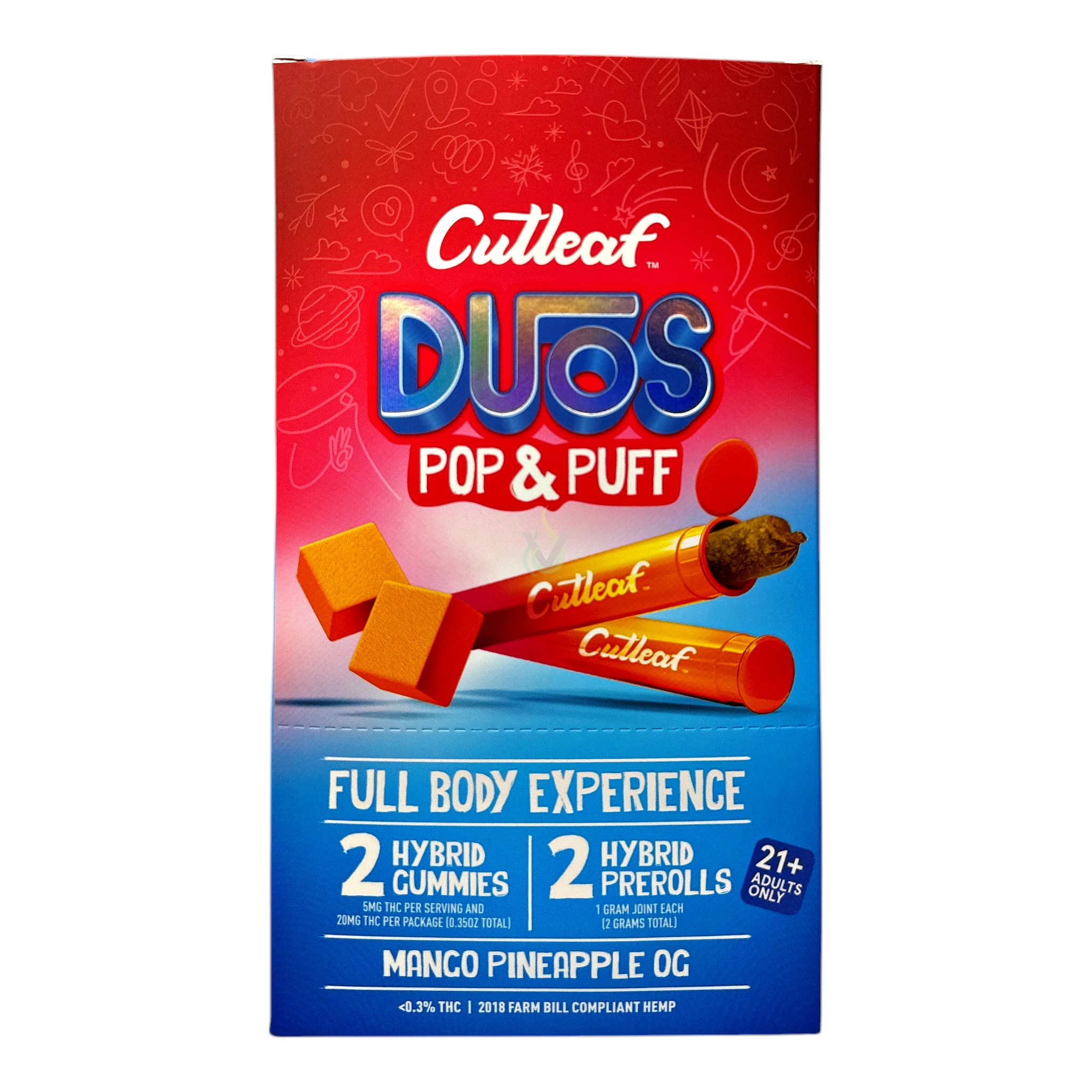 Cutleaf Duos Pop and Puff