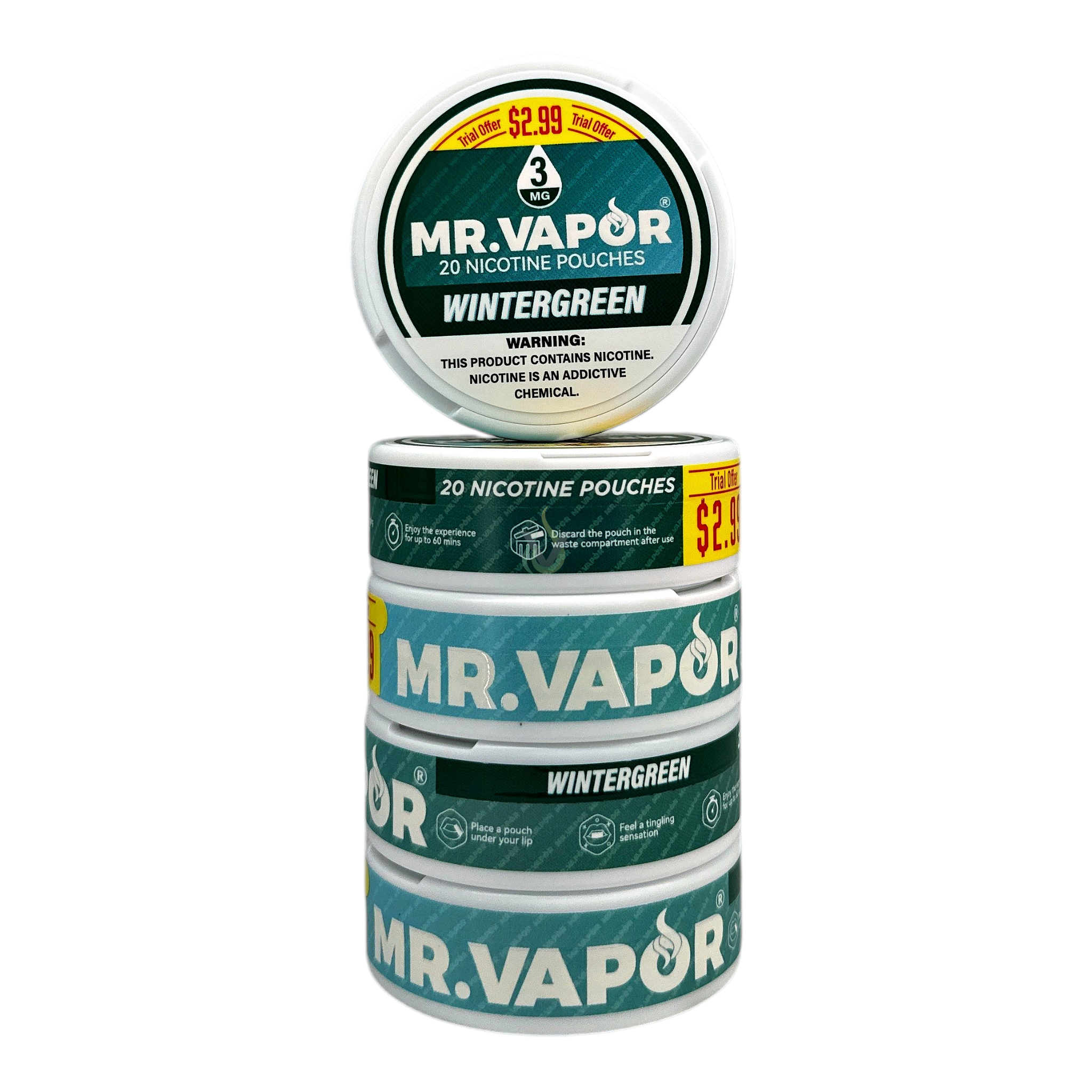 Mr Vapor Nicotine Pouches $2.99 Trial Offer Wholesale