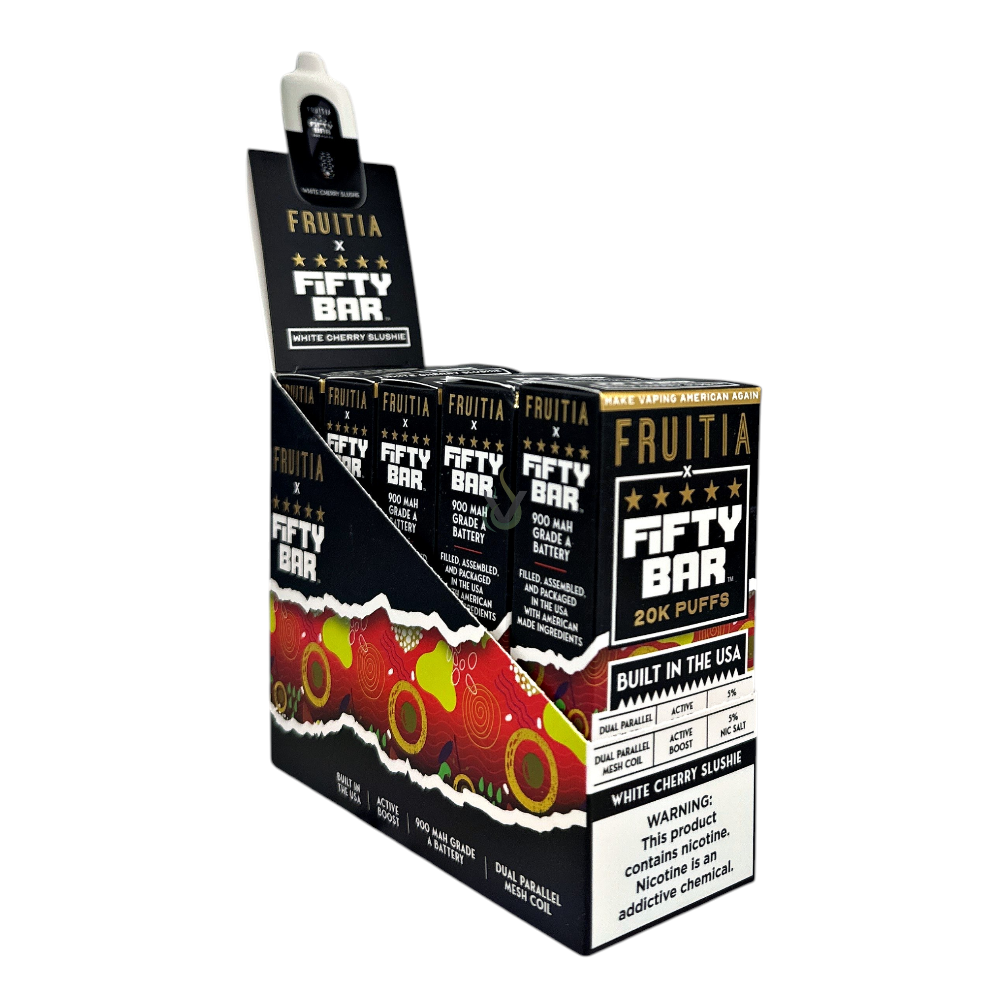 Fifty Bar 20K Puffs Disposable Vape Case