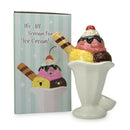 Ceramic Ice Cream Sundae Hand Pipe