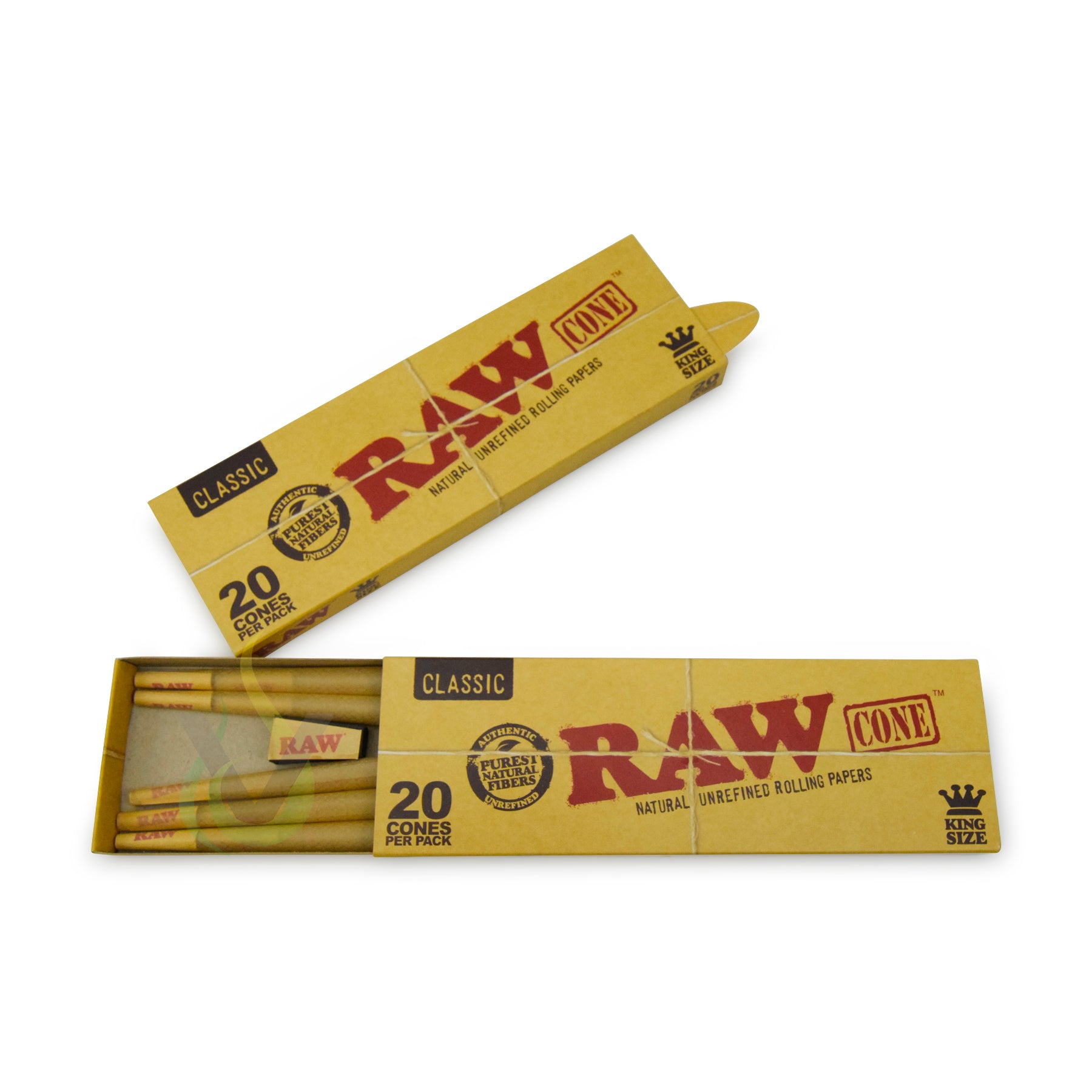 Raw (20ct) King Size Pre-Rolled Cones Case