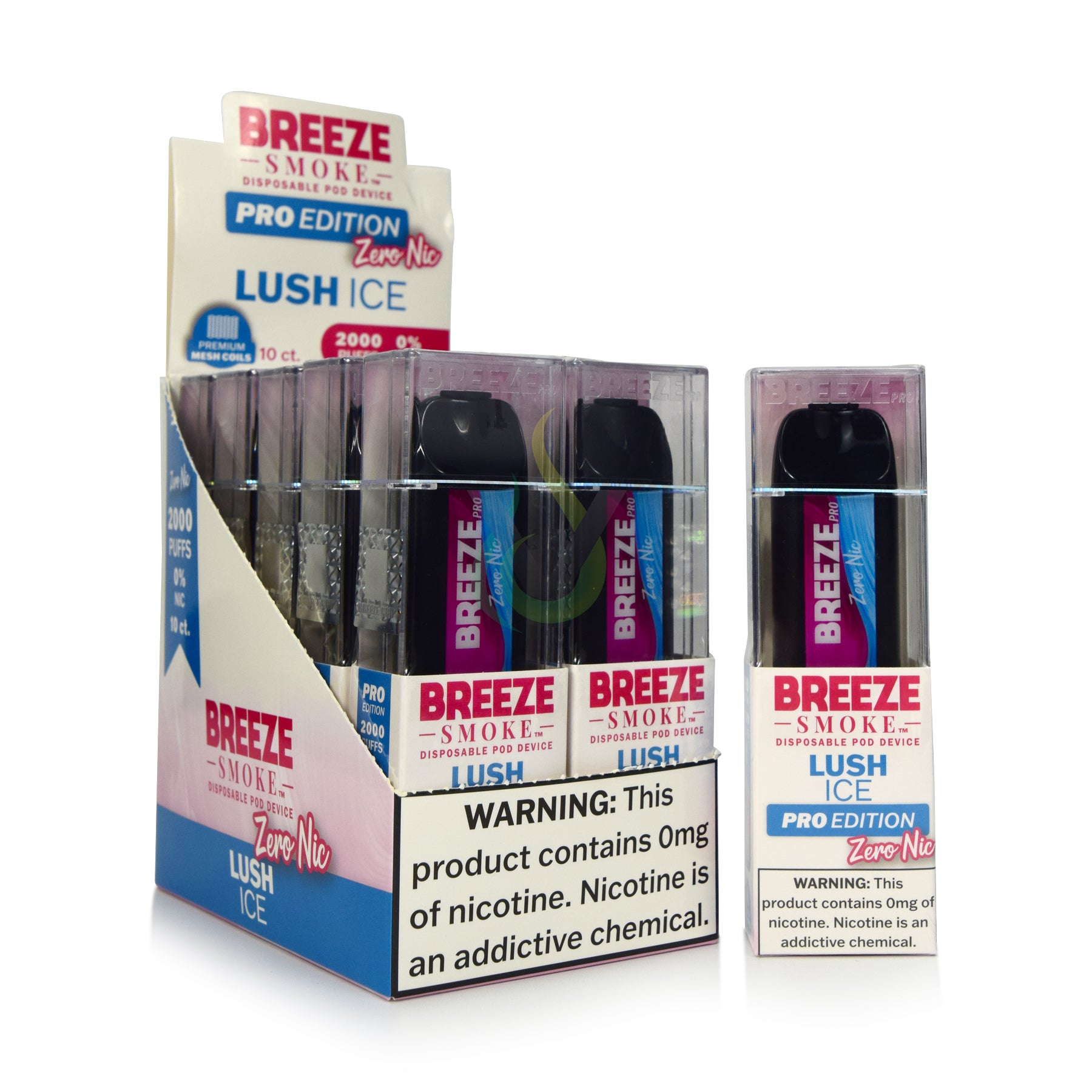Breeze Pro 0% Nicotine Disposable Vape
