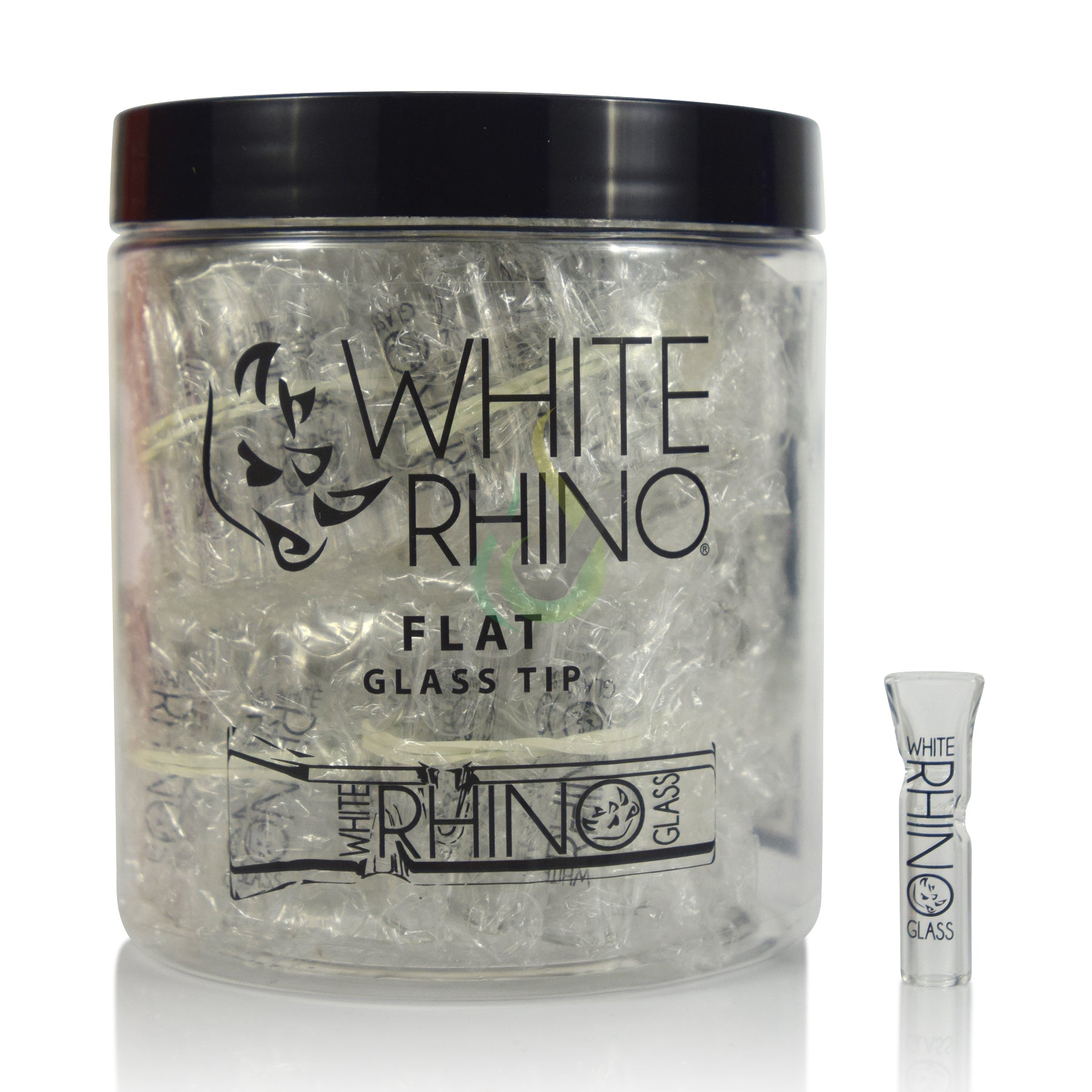 White Rhino Glass Tip Case