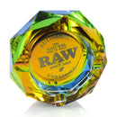 Raw Glass Ash Tray