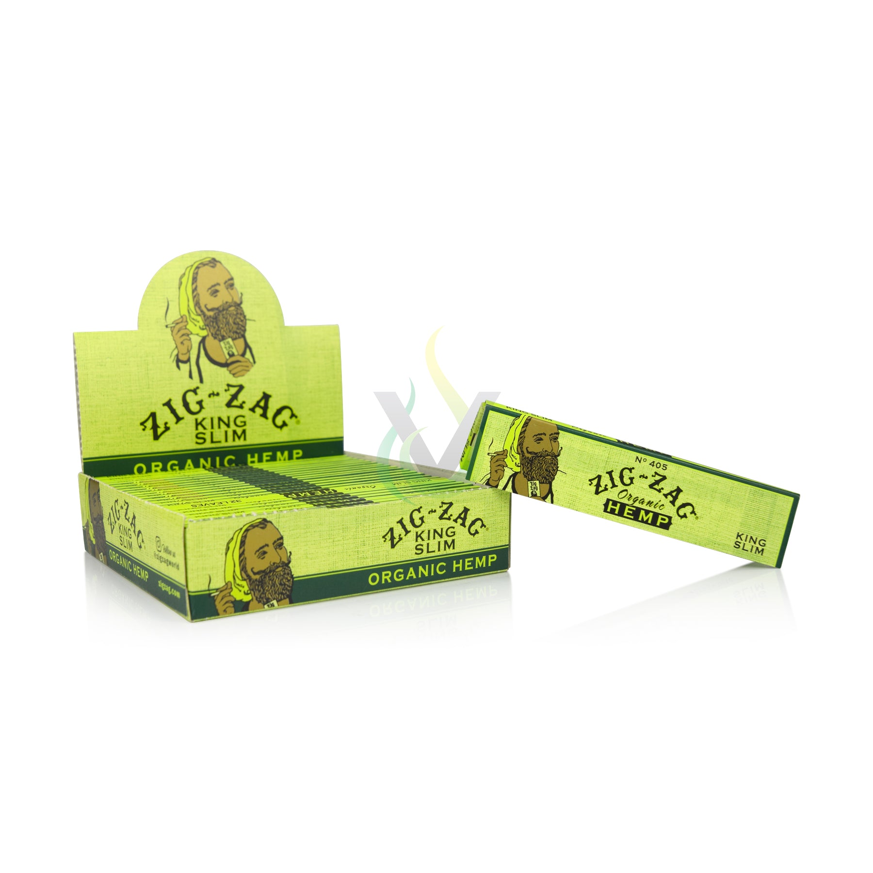 Zig Zag Organic Hemp King Size Papers Case