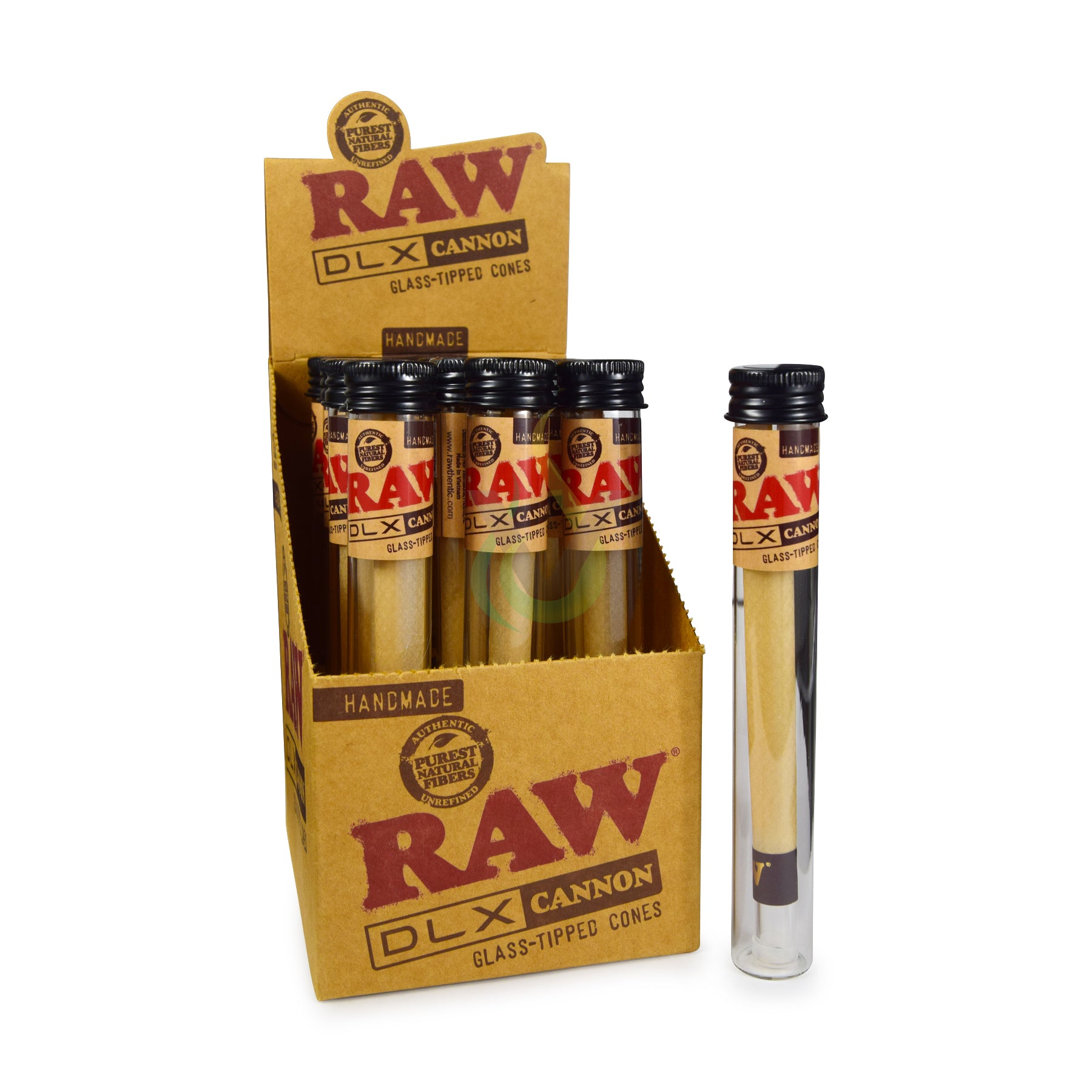 Raw DLX Handmade Glass Tipped Cones Case