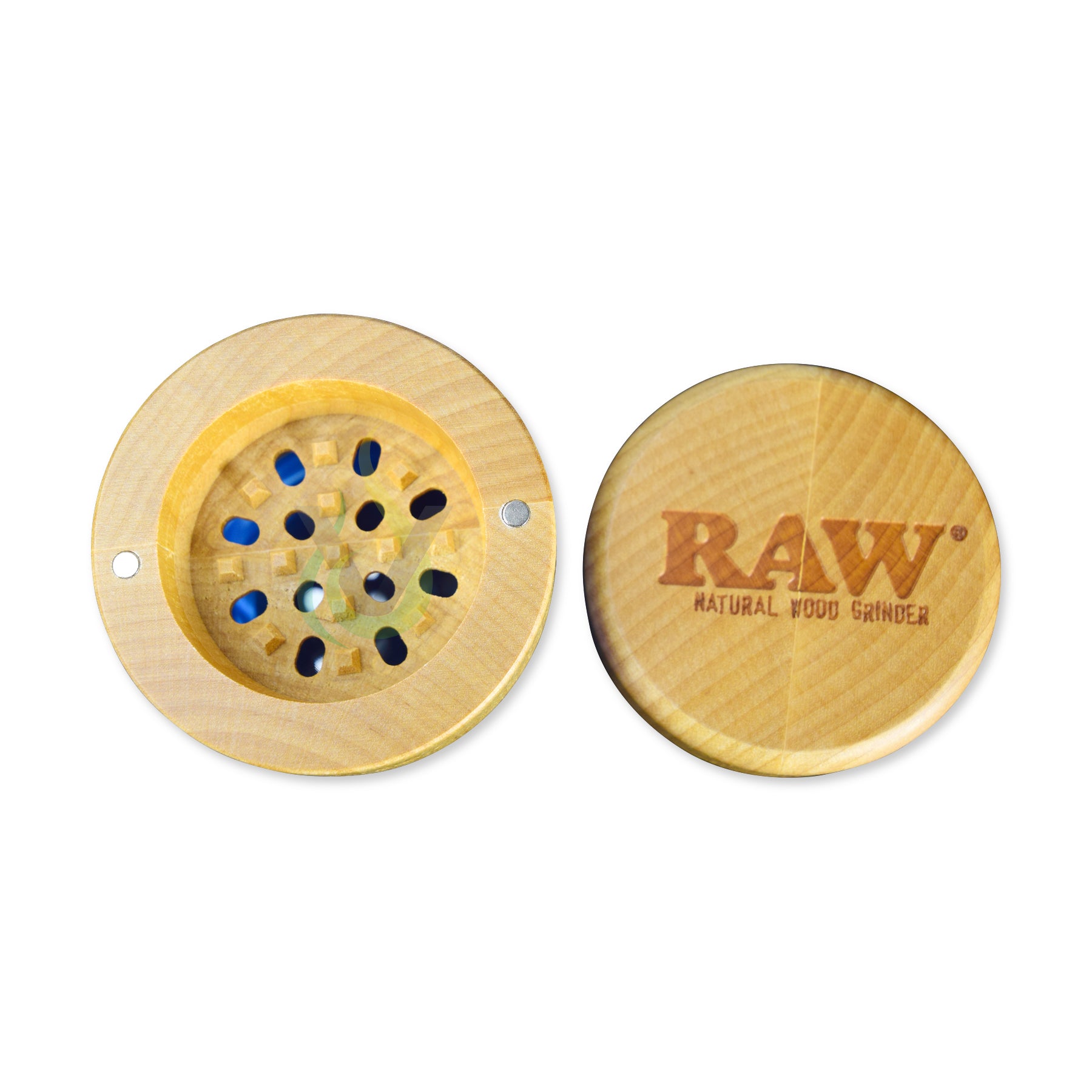 Raw Natural Wood Grinder 65mm