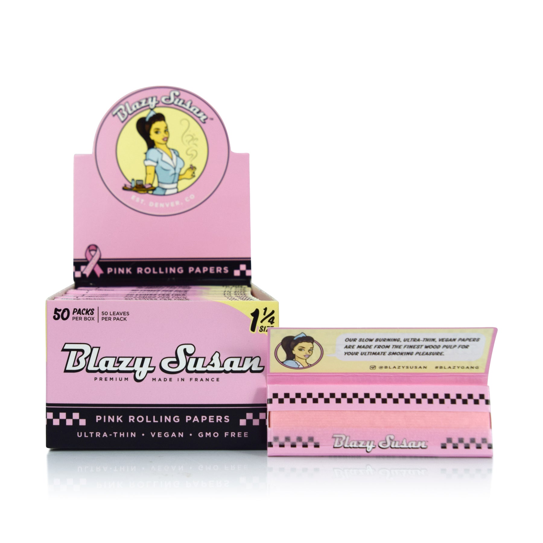 Blazy Susan Pink Papers