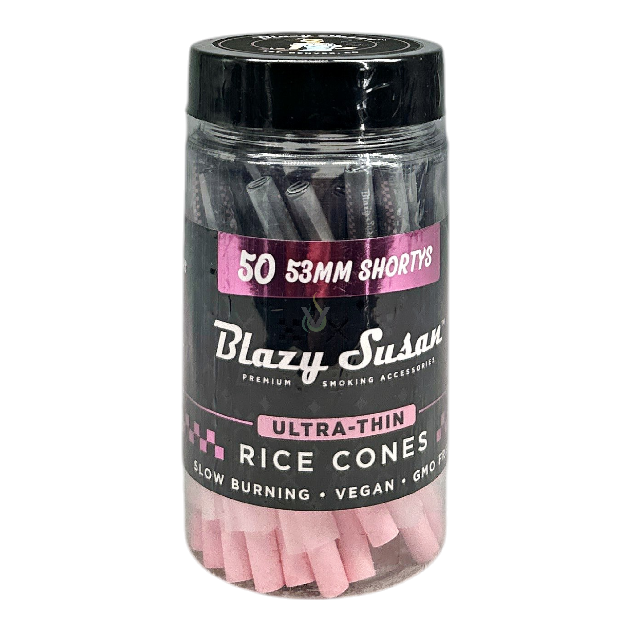 Blazy Susan Ultra Thin 50ct 53mm Shortys Rice Cones