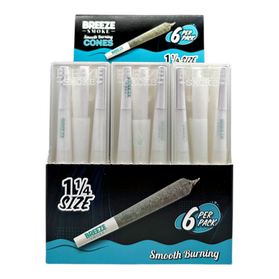 Breeze Smoke Smooth Burning 1 1/4 Cones