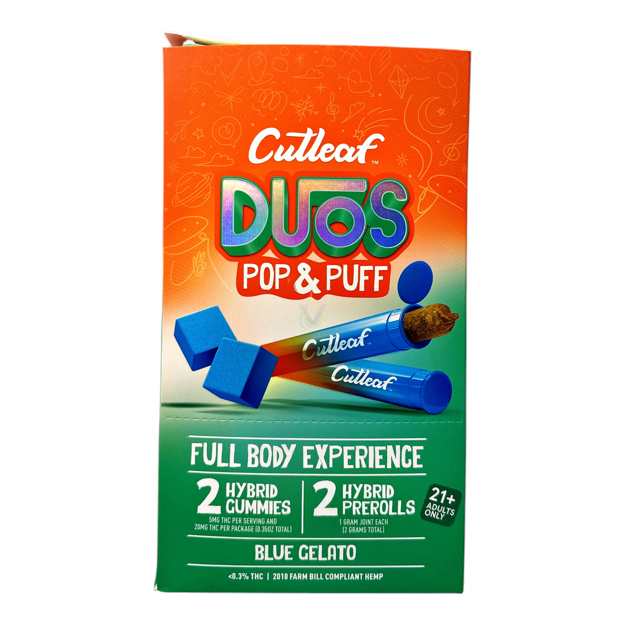 Cutleaf Duos Pop and Puff