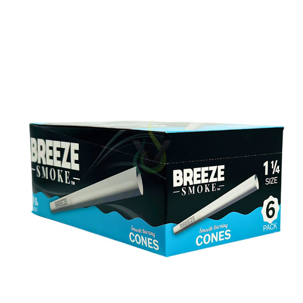 Breeze Smoke 6 Pack Cones Case