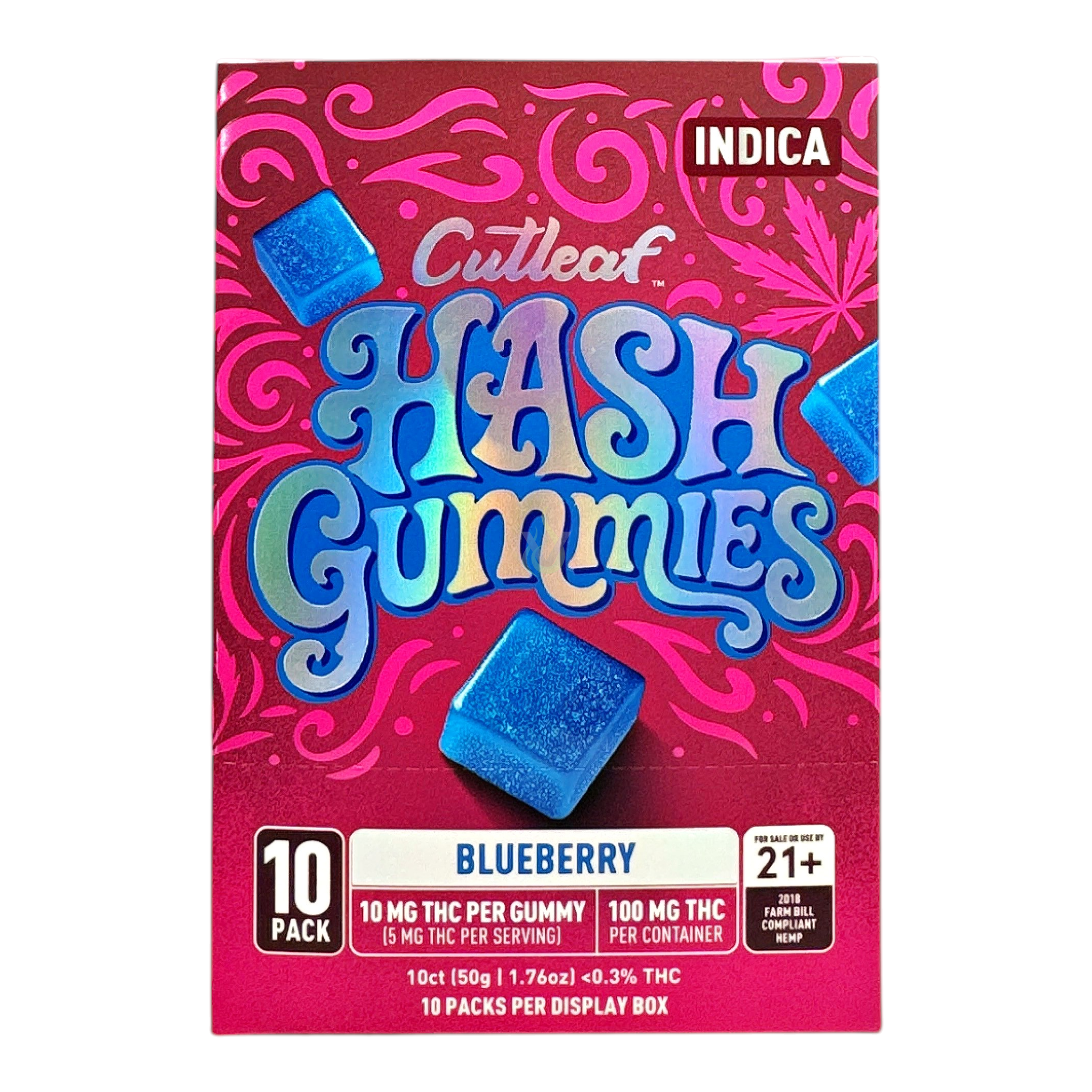 Cutleaf Hash 10pk Gummies