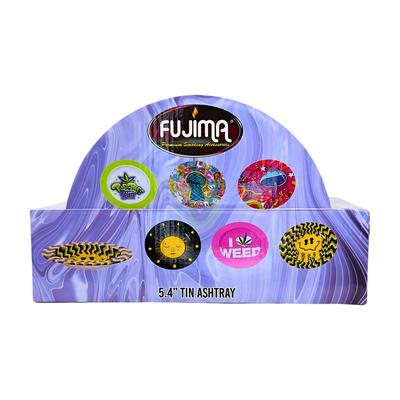 Fujima 5.4 Inch Tin Ashtray