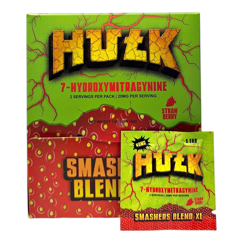 Hulk 7 Hydroxymitragynine Smashers Blend XL Packet Case