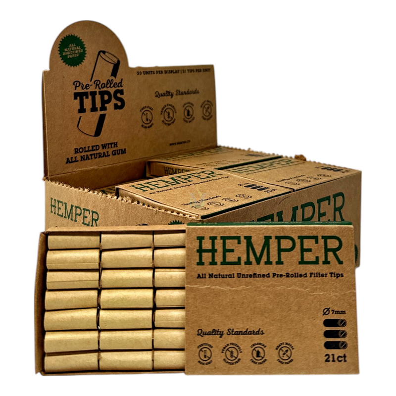 Hemper 7mm Pre Rolled Tips Case