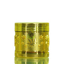 4 Part Zinc Alloy Leaves Grinder