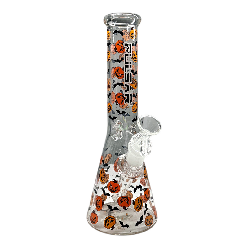 Pulsar Cackling Pumpkins Batty Beaker Glass Water Pipe