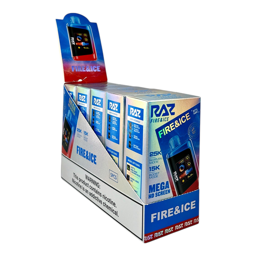 Fire And Ice Disposable Vape FIRE BOOST Disposable (12,000 Puffs) 20ml Liquid | Short Circuit Protection Fire And Ice Disposable Vape FIRE BOOST Disposable (12,000 Puffs) 20ml Liquid | Short Circuit Protection